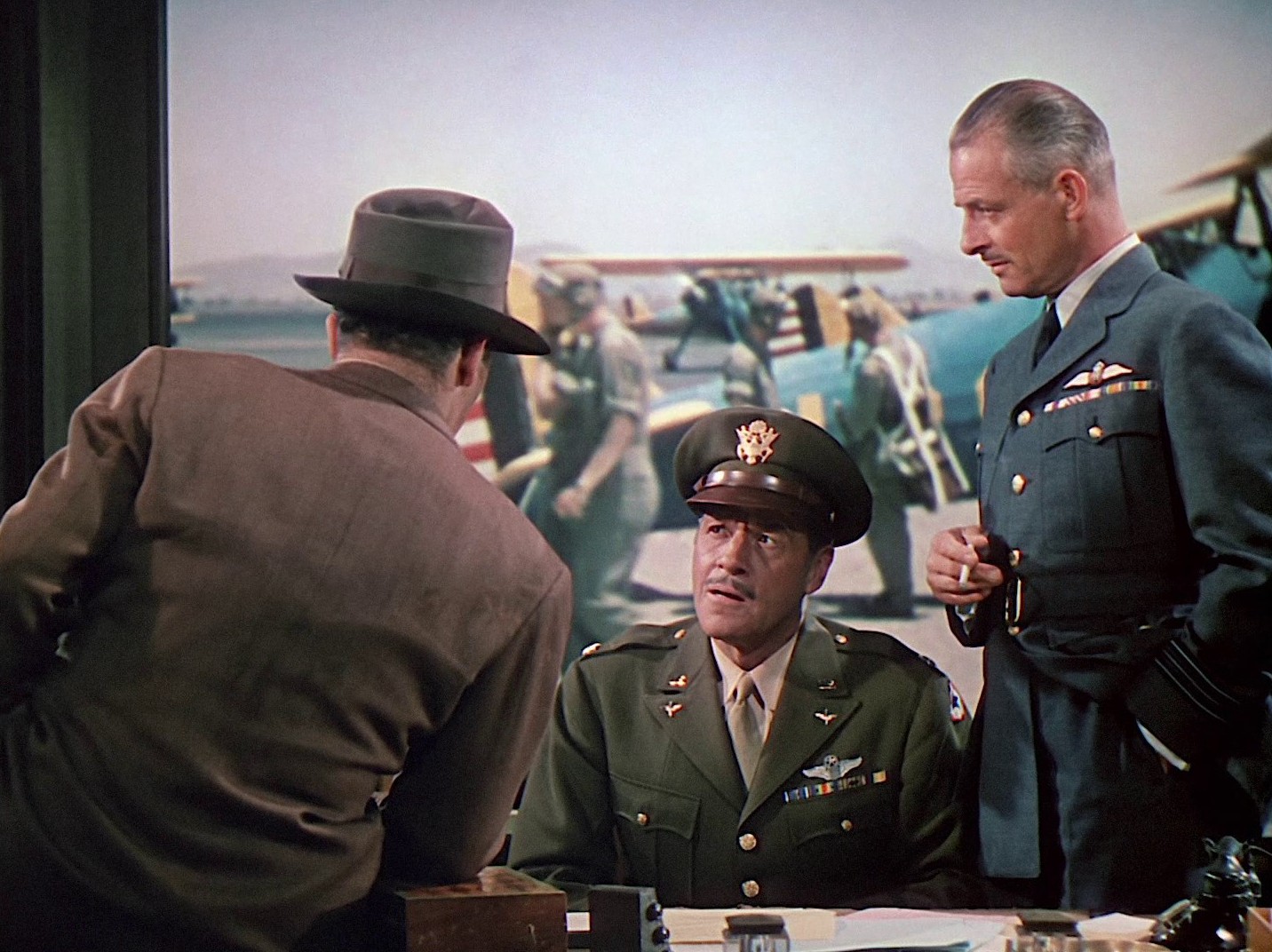 Thunder Birds: Soldiers of the Air (1942) —  shot,  lighting