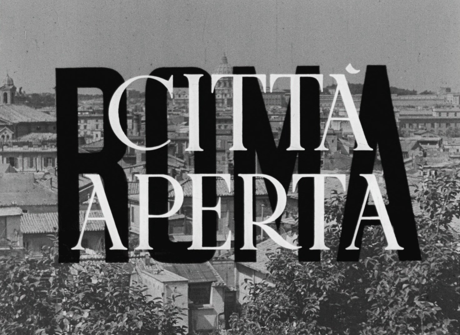 Rome, Open City (1945) —  shot,  lighting
