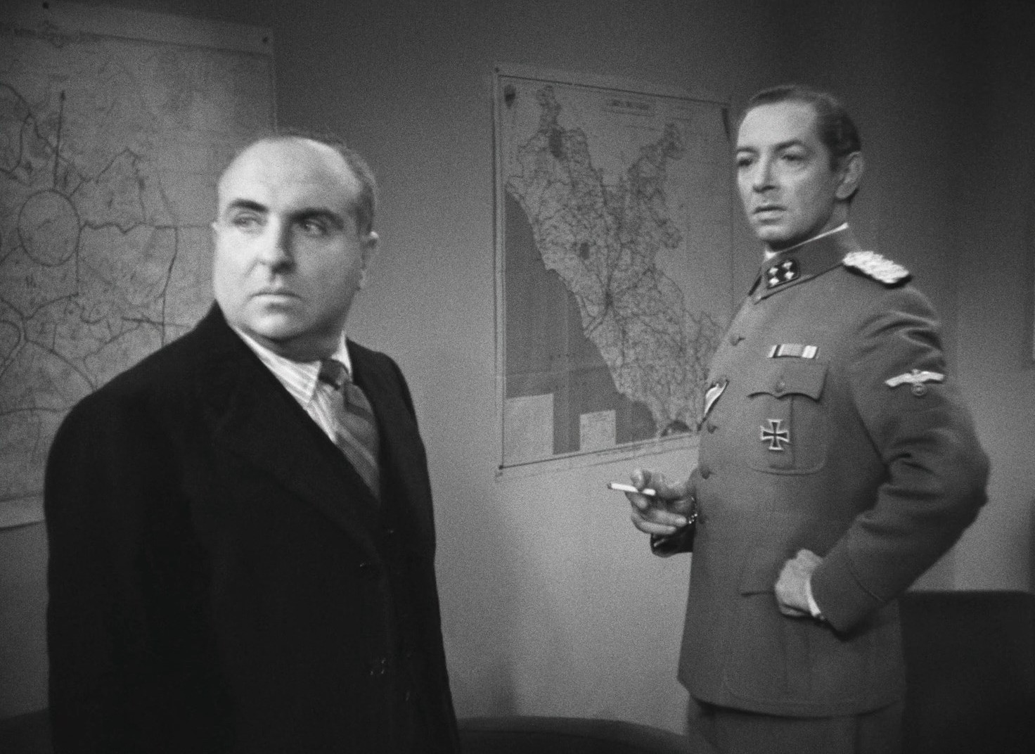 Rome, Open City (1945) —  shot,  lighting