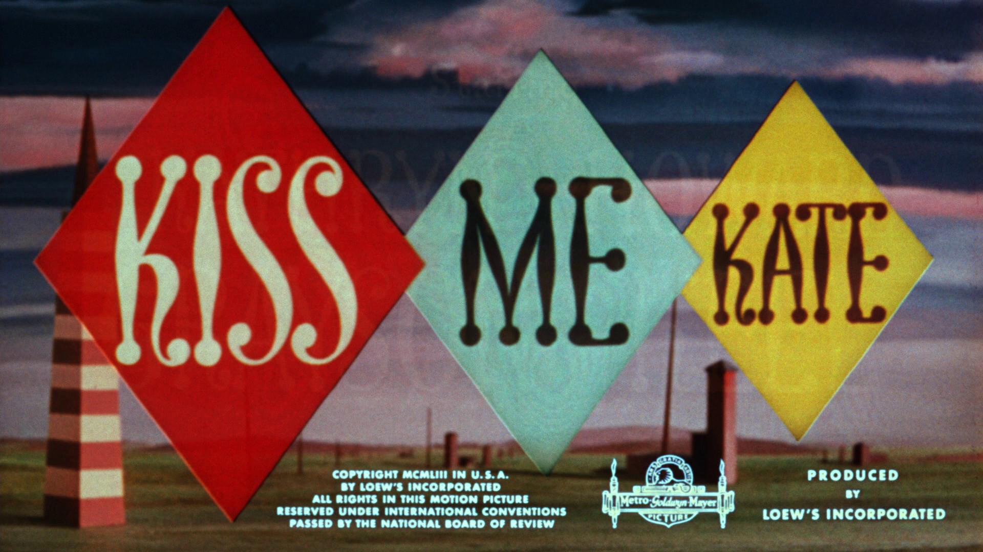 Kiss Me Kate (1953) —  shot,  lighting