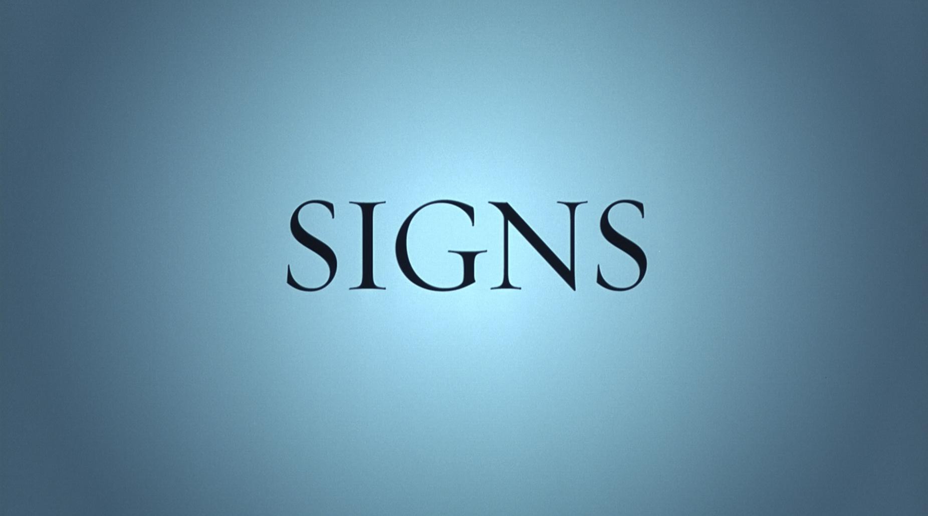 Signs (2002) —  shot,  lighting