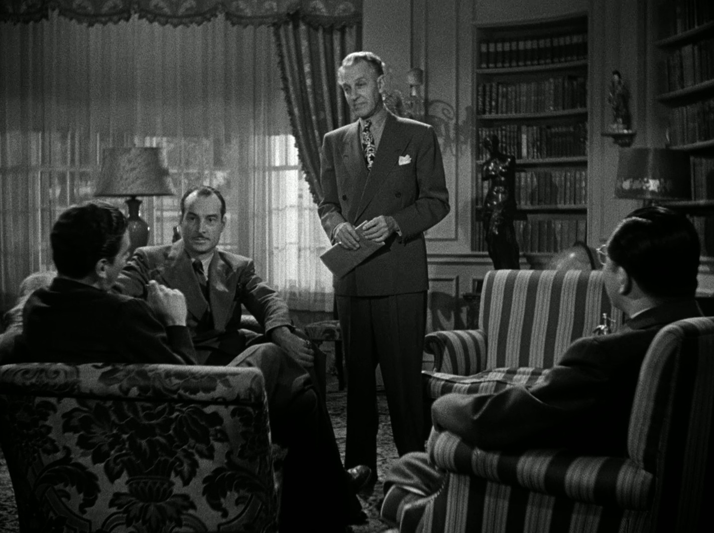 Escape in the Fog (1945) —  shot,  lighting