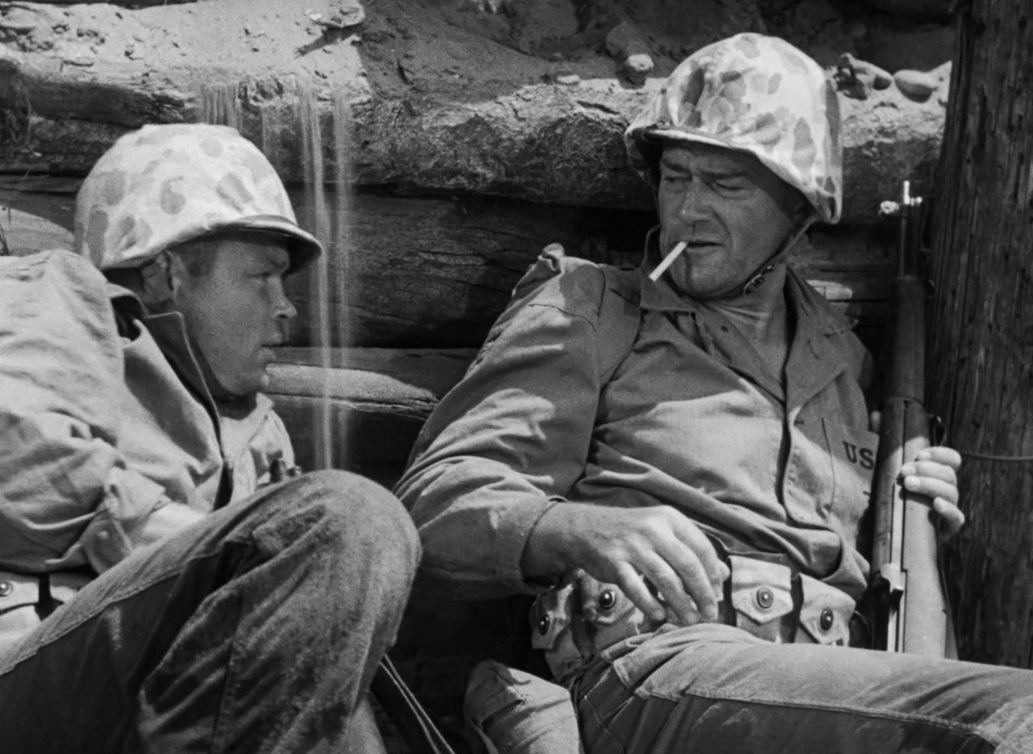 Sands of Iwo Jima (1949) —  shot,  lighting