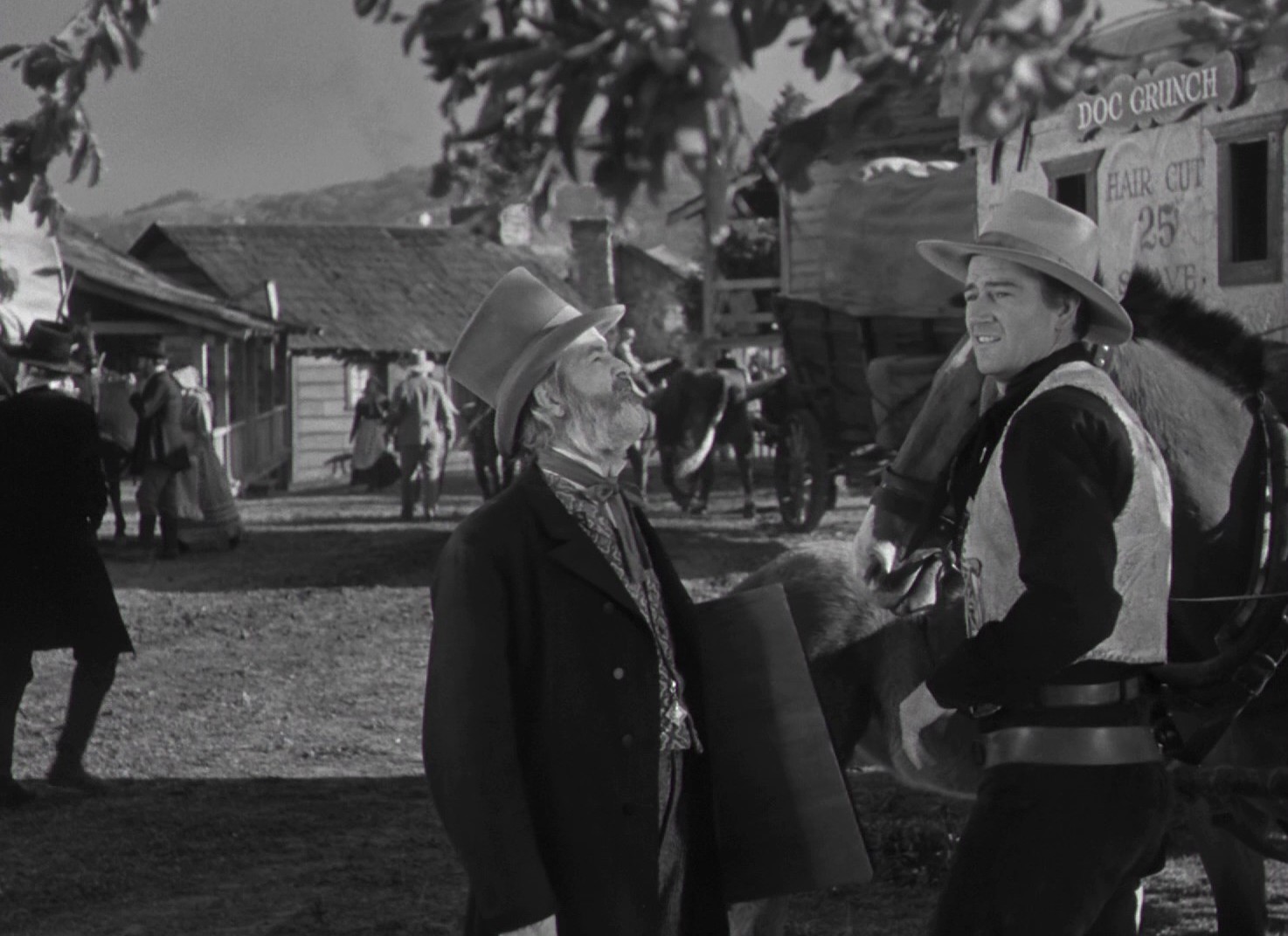 Dark Command (1940) —  shot,  lighting