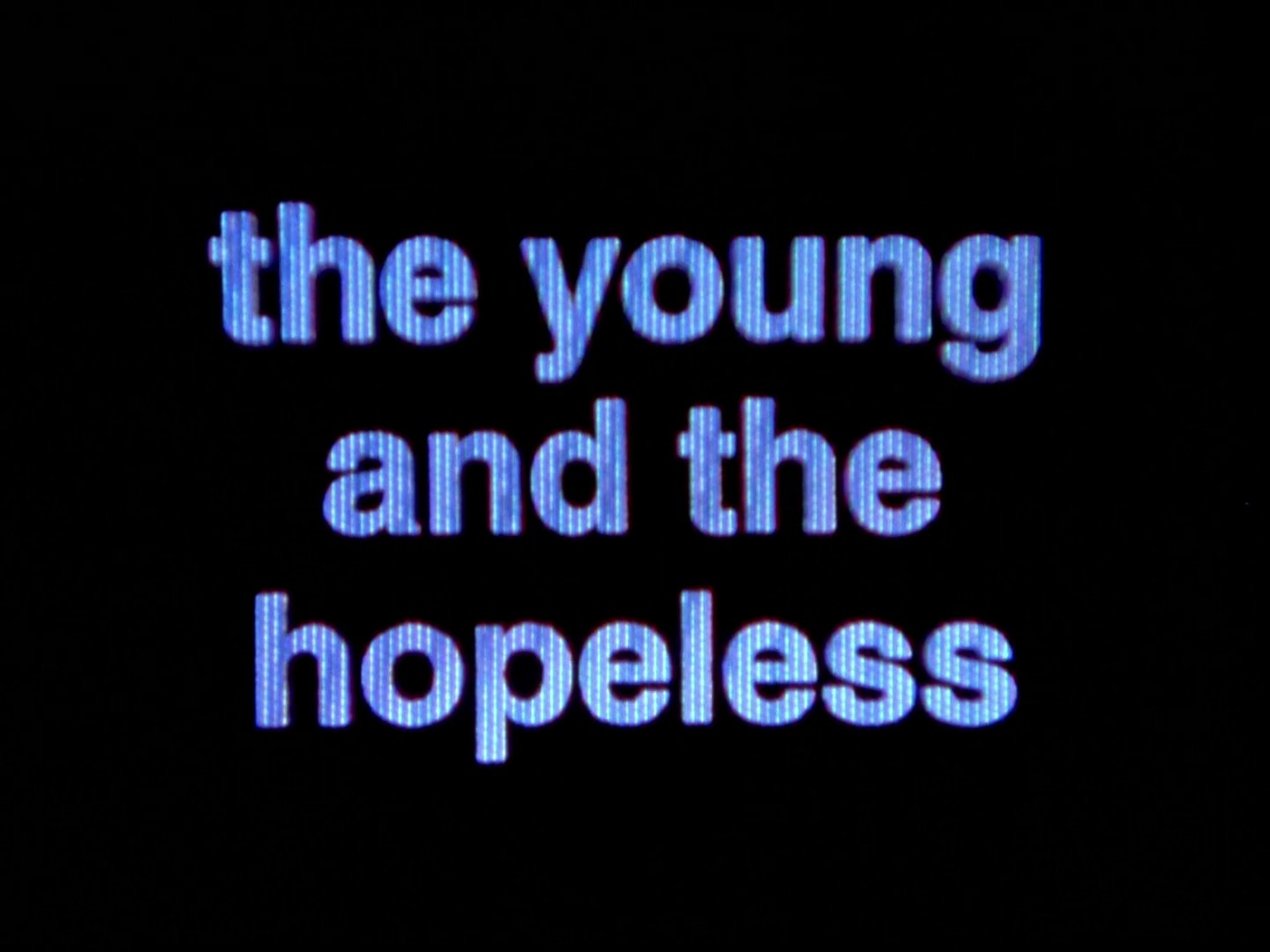 Totally F***ed Up (1994) —  shot,  lighting