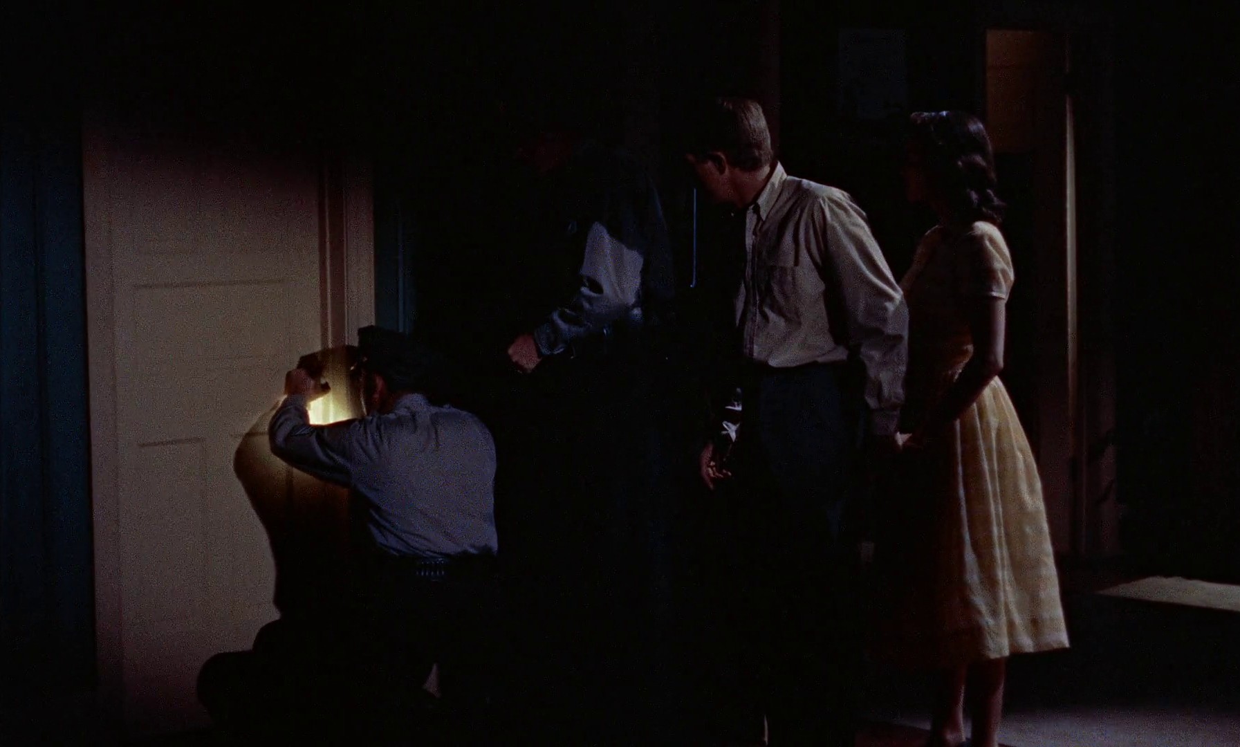 The Blob (1958) —  shot,  lighting