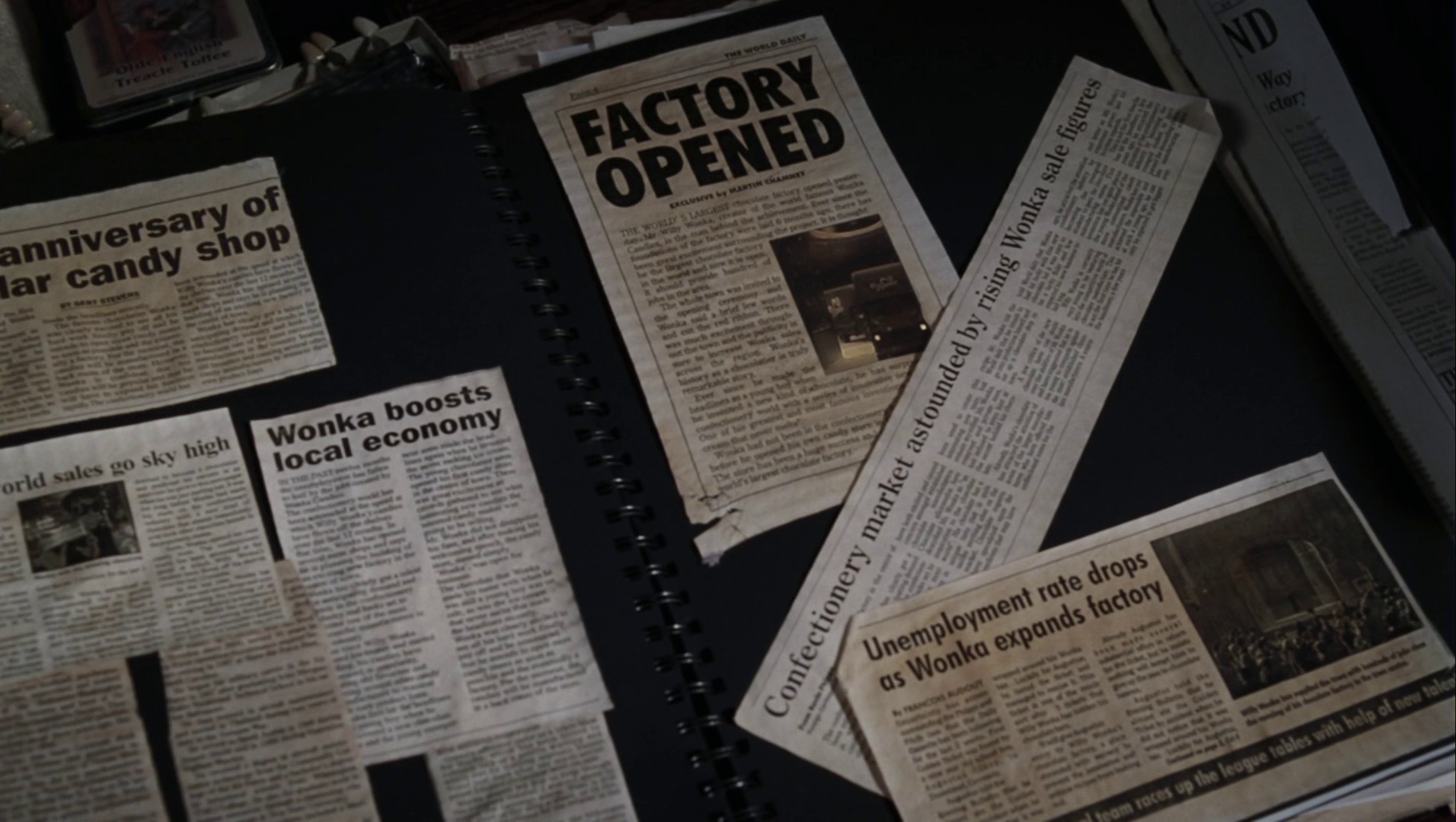 Charlie and the Chocolate Factory (2005) —  shot,  lighting