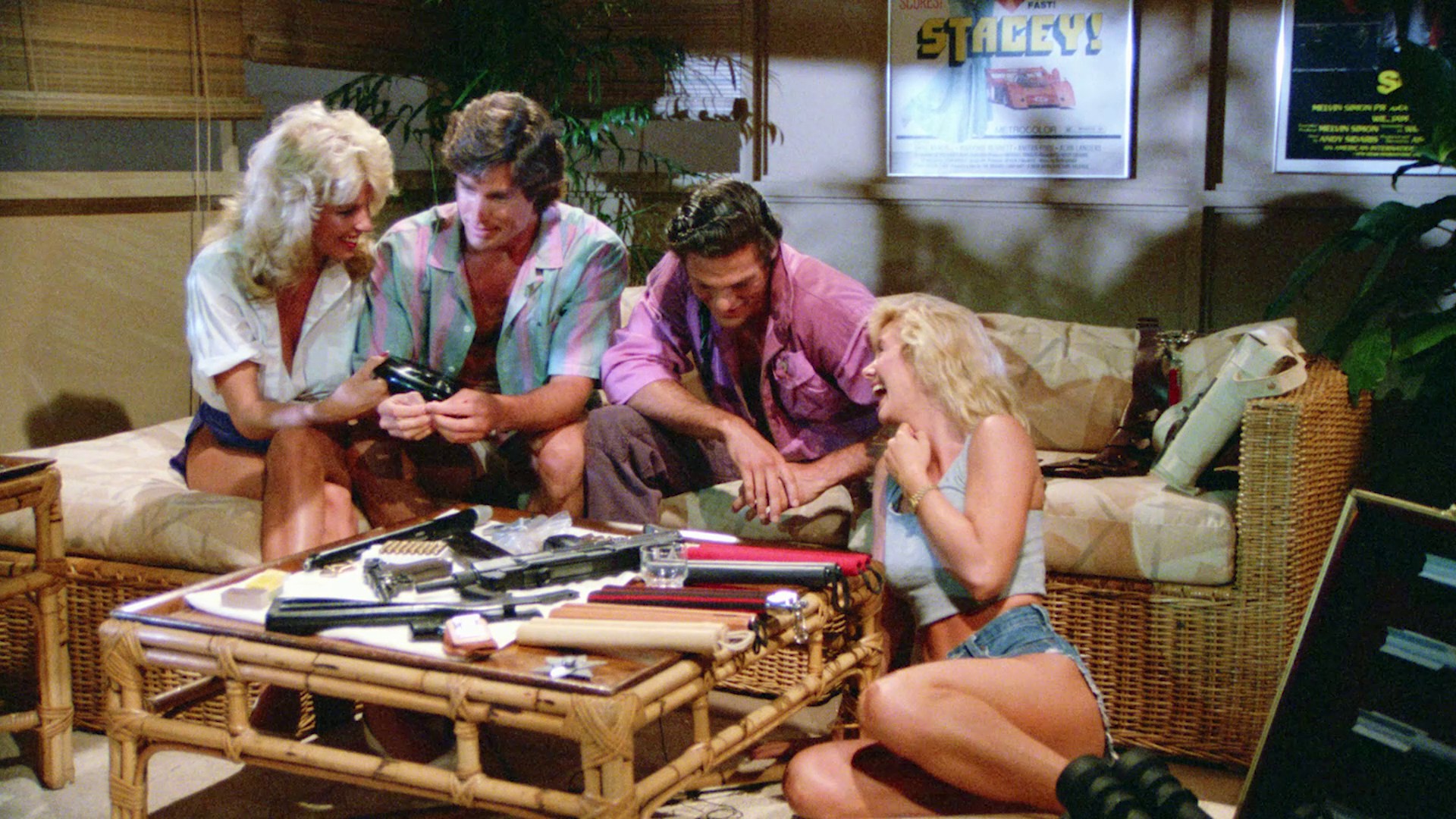 Hard Ticket to Hawaii (1987) —  shot,  lighting