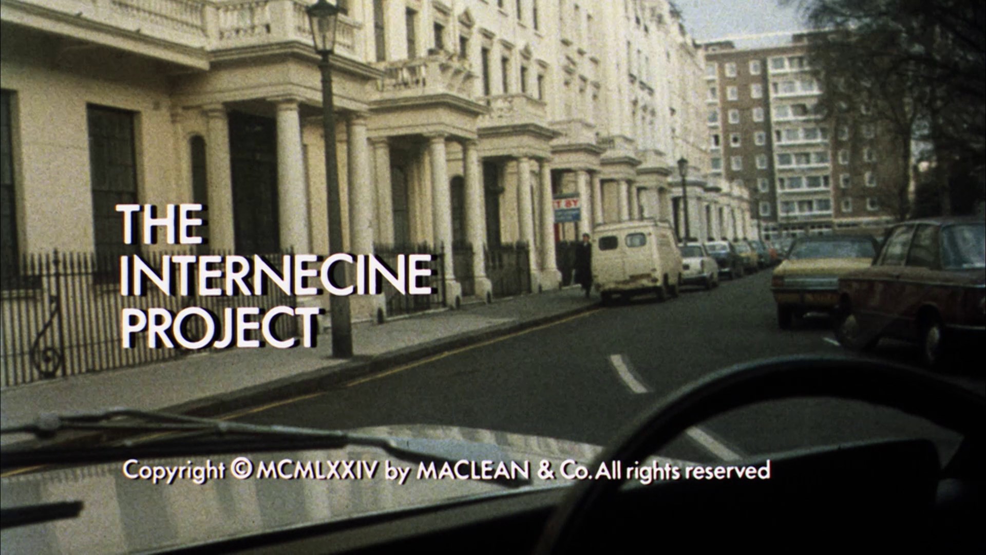 The Internecine Project (1974) —  shot,  lighting