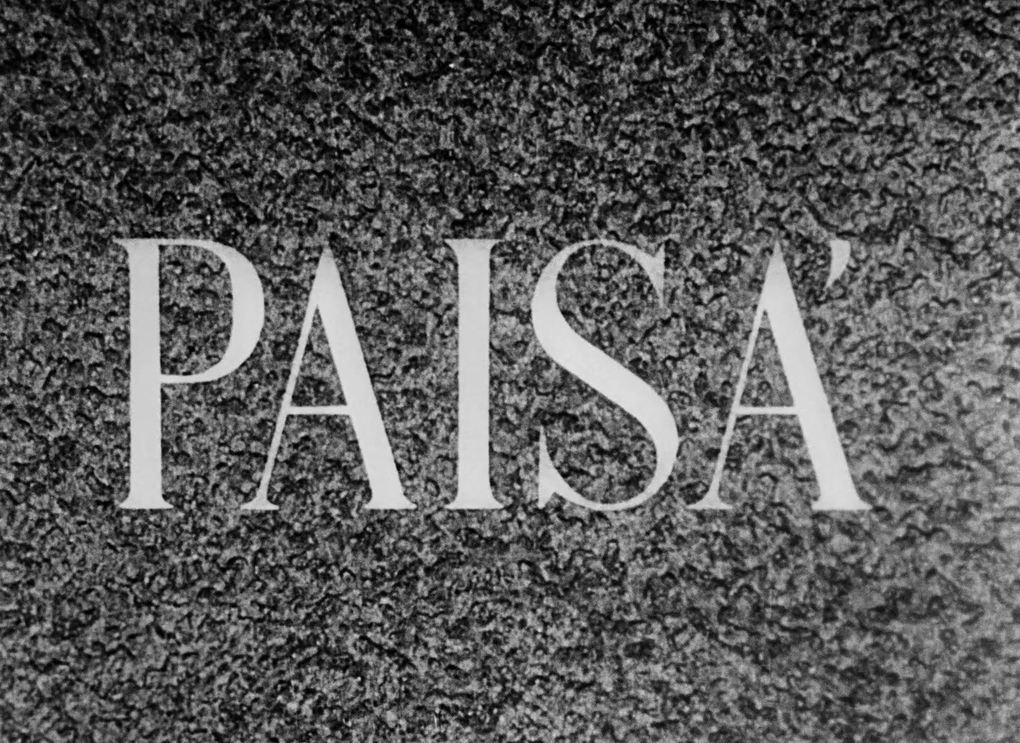 Paisan (1946) —  shot,  lighting