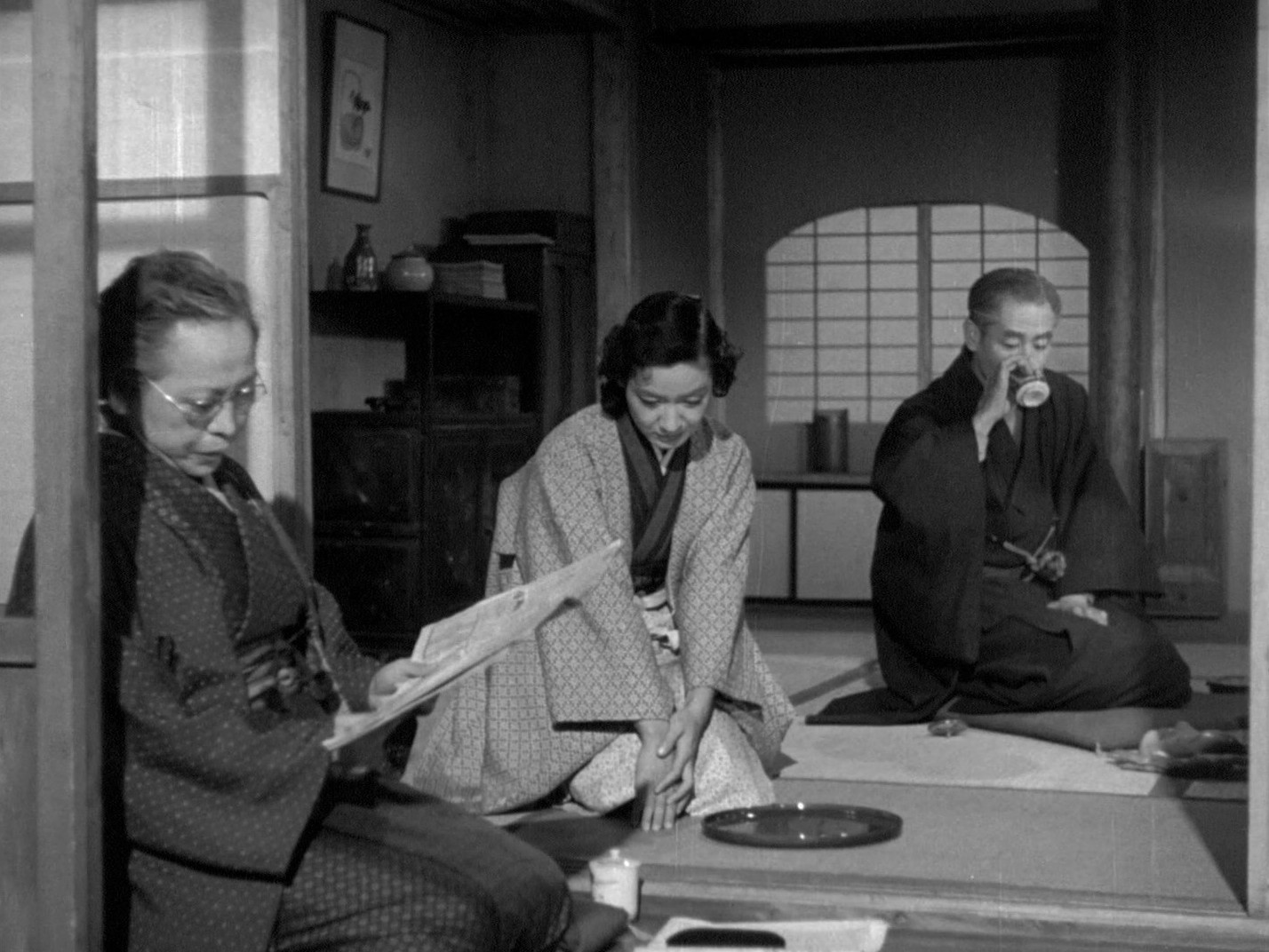 Yama no oto (1954) —  shot,  lighting