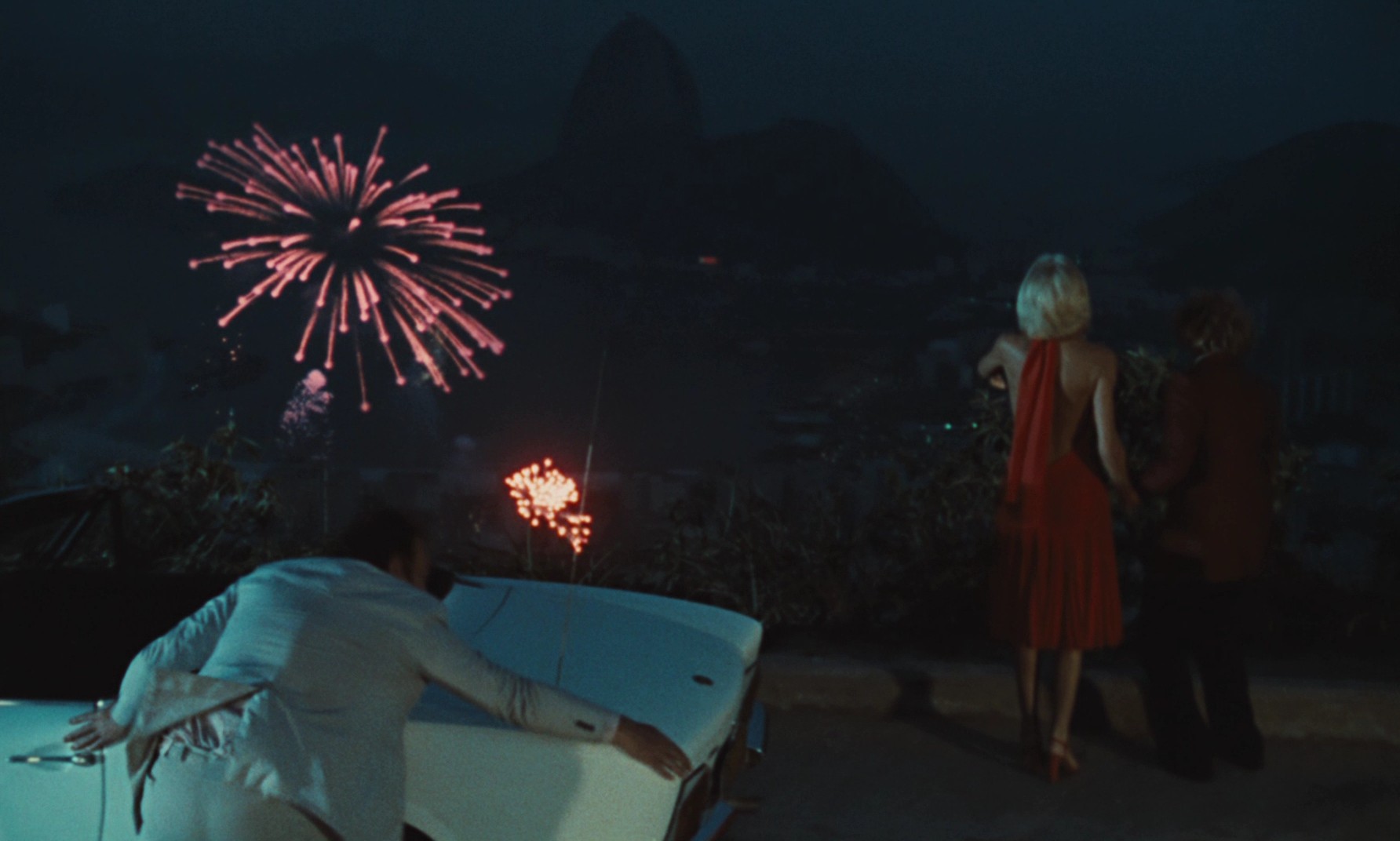 The Return of the Tall Blond Man (1974) —  shot,  lighting