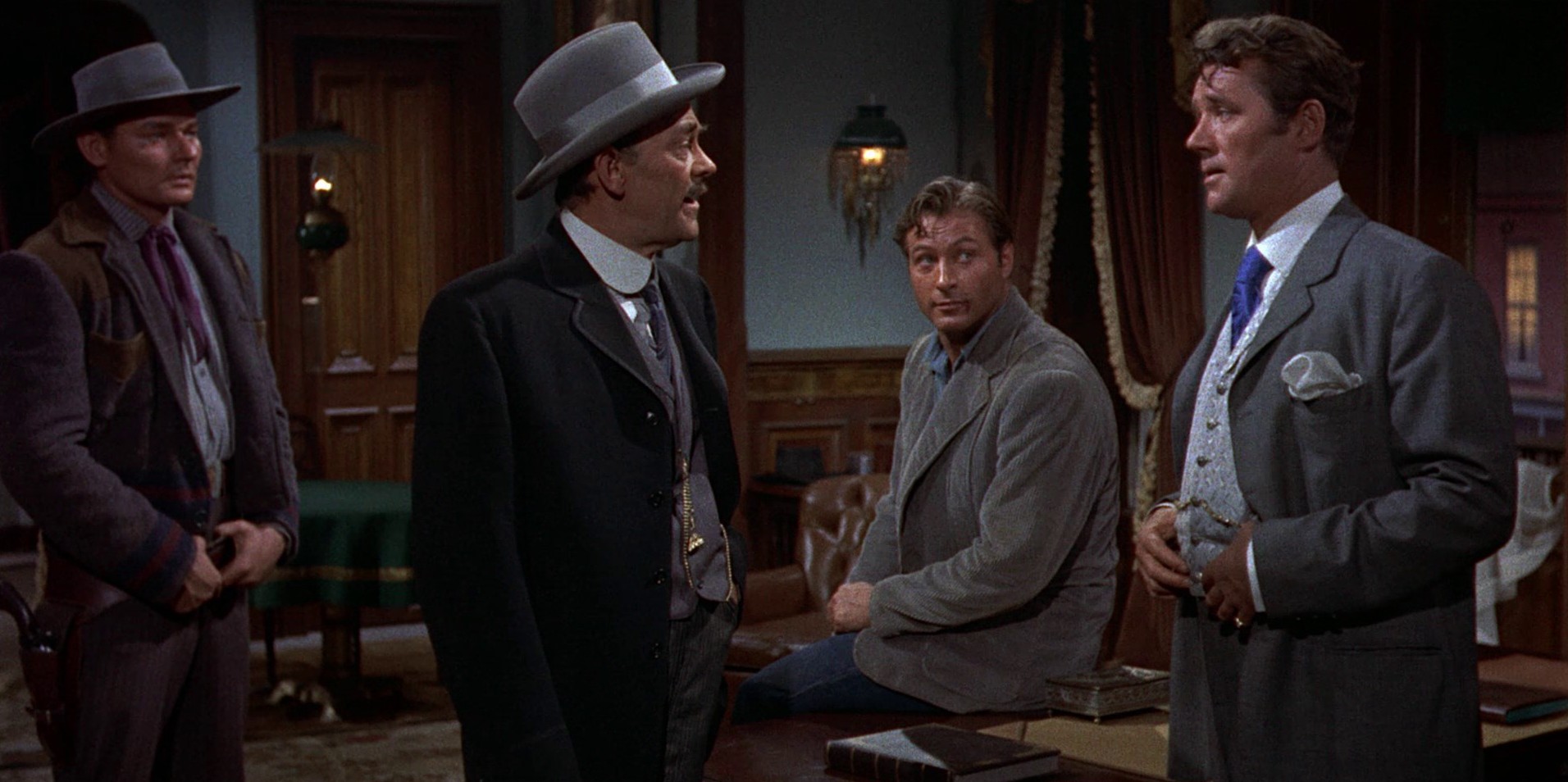 The Yellow Mountain (1954) —  shot,  lighting