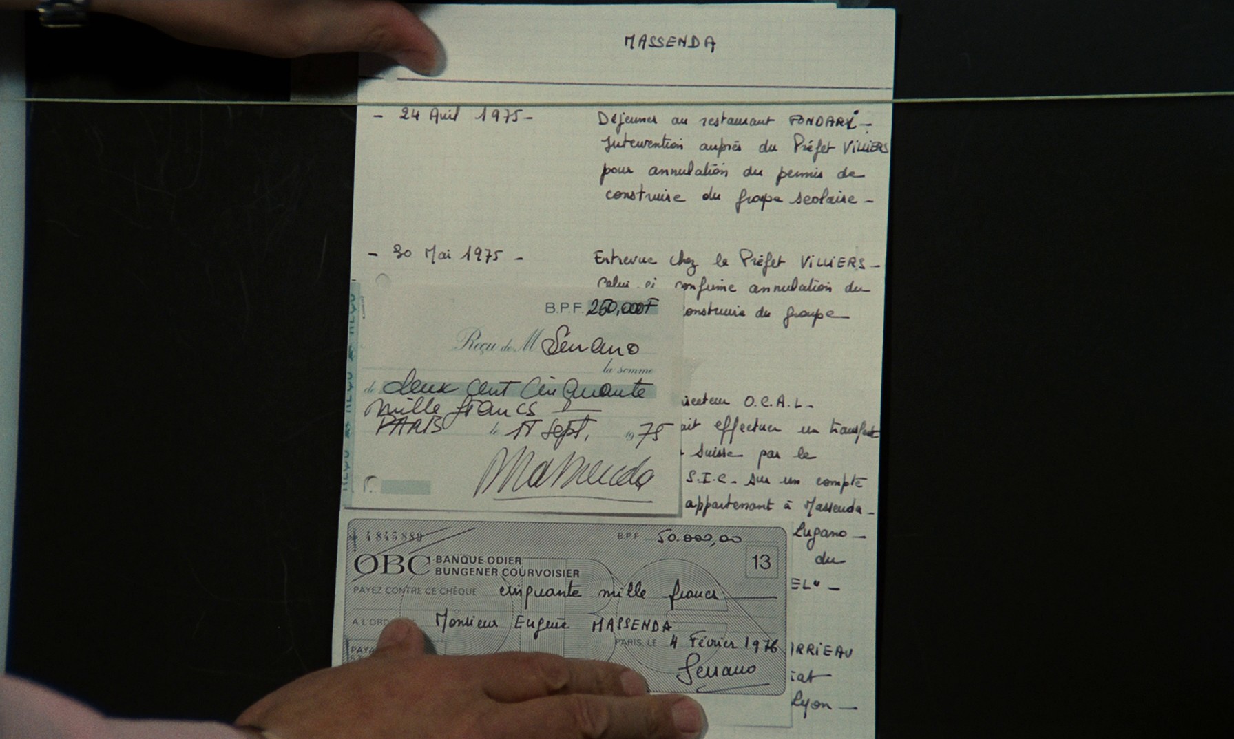 Mort d'un pourri (1977) —  shot,  lighting