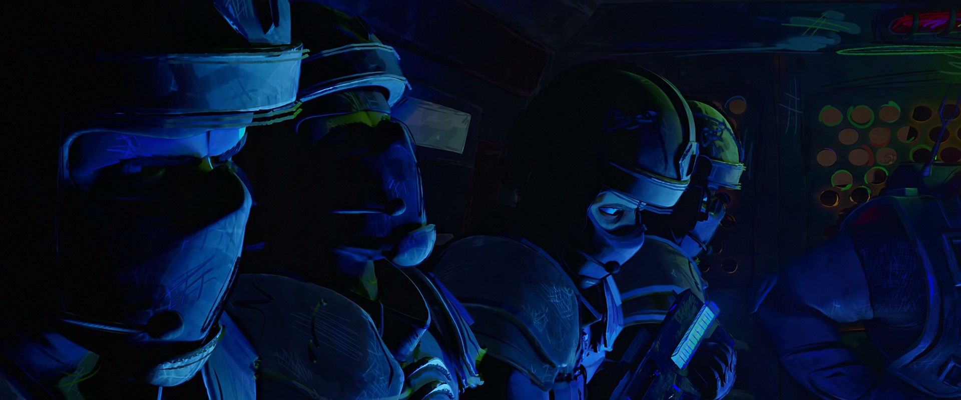 Teenage Mutant Ninja Turtles: Mutant Mayhem (2023) —  shot,  lighting