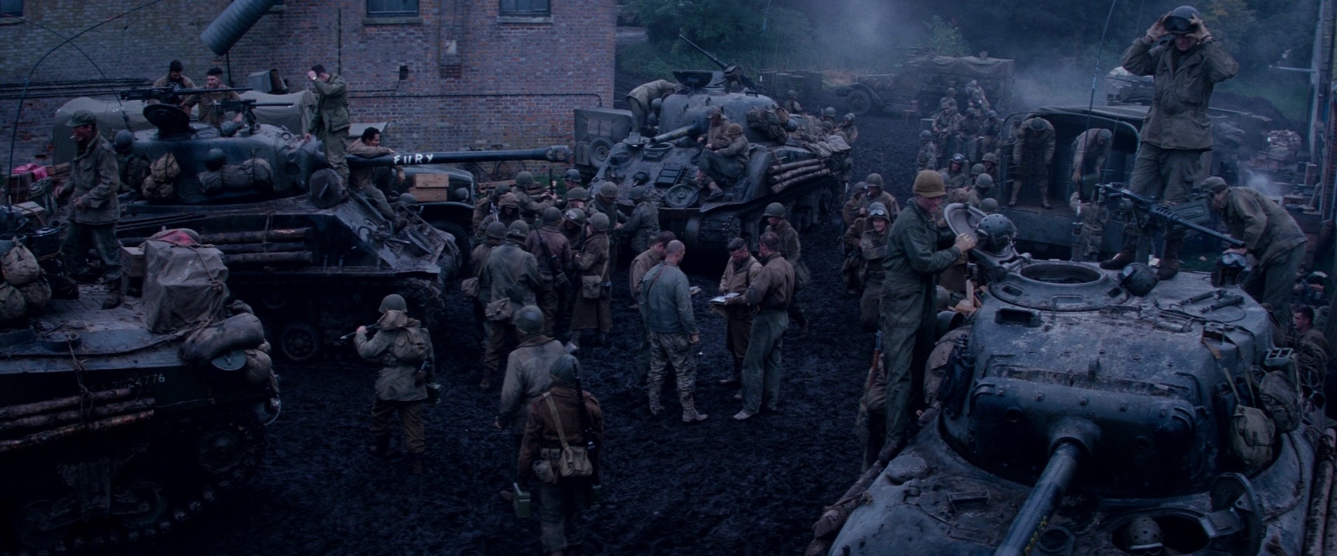 Fury (2014) —  shot,  lighting