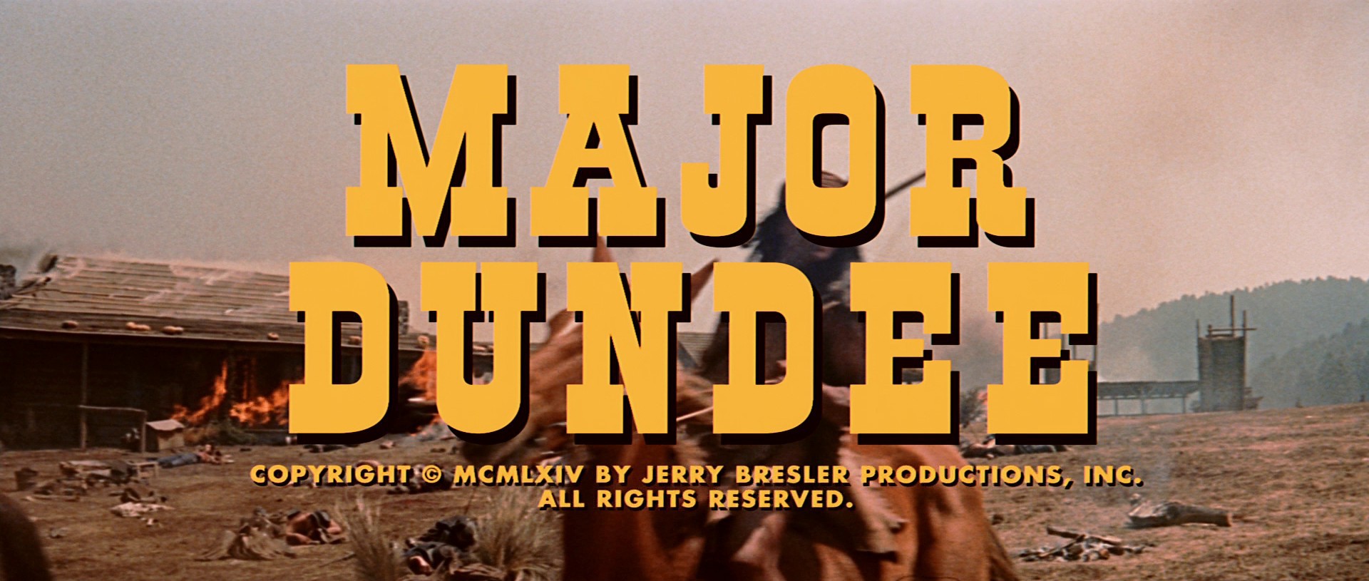 Major Dundee (1965) —  shot,  lighting