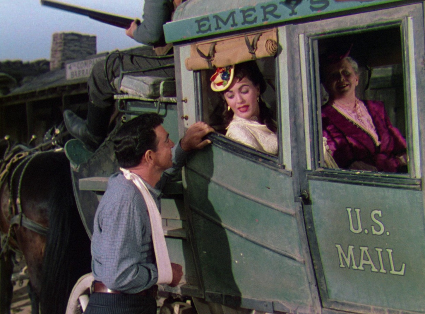 The Duel at Silver Creek (1952) —  shot,  lighting