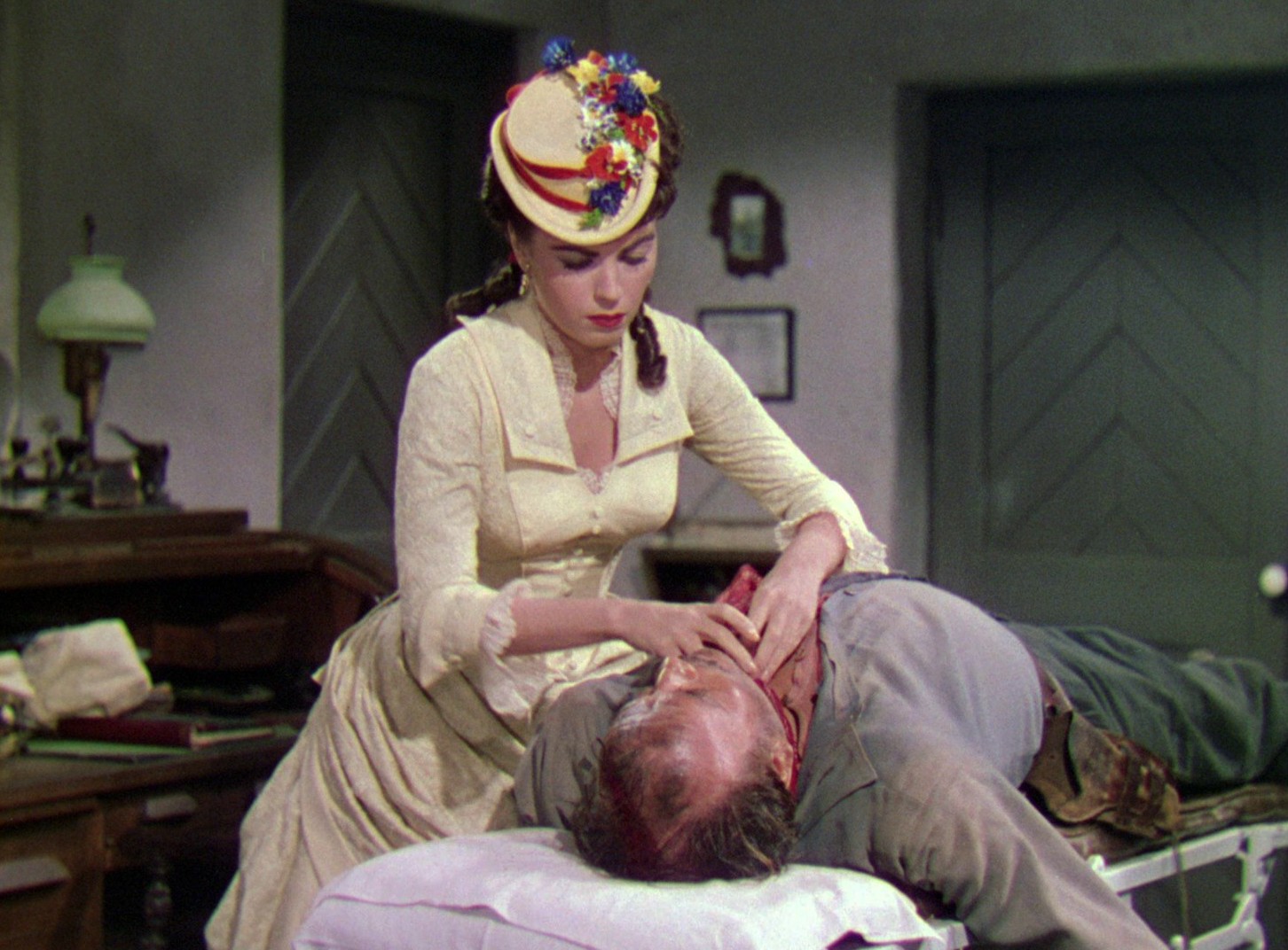 The Duel at Silver Creek (1952) —  shot,  lighting