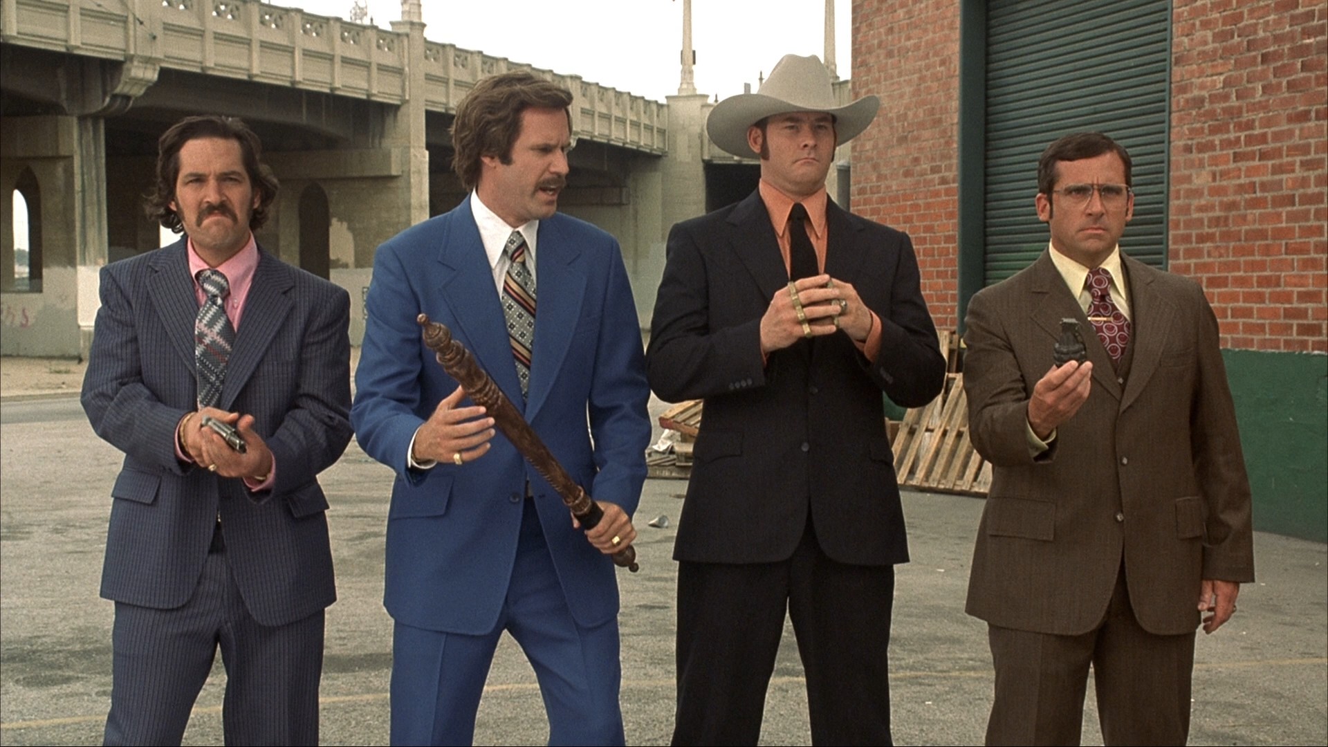 Anchorman: The Legend of Ron Burgundy (2004) —  shot,  lighting
