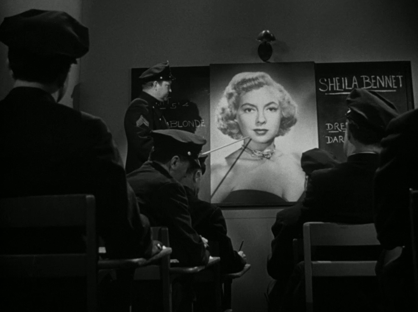 The Killer That Stalked New York (1950) —  shot,  lighting