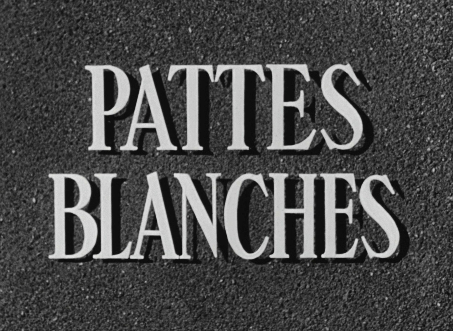 Pattes blanches (1949) —  shot,  lighting