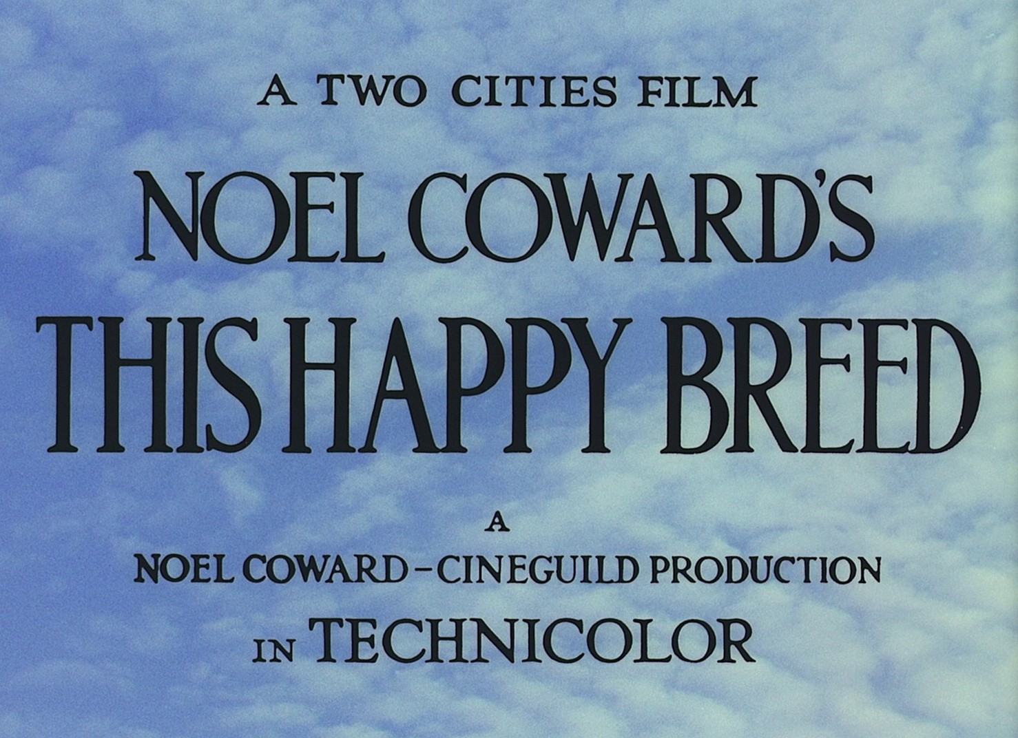 This Happy Breed (1944) —  shot,  lighting