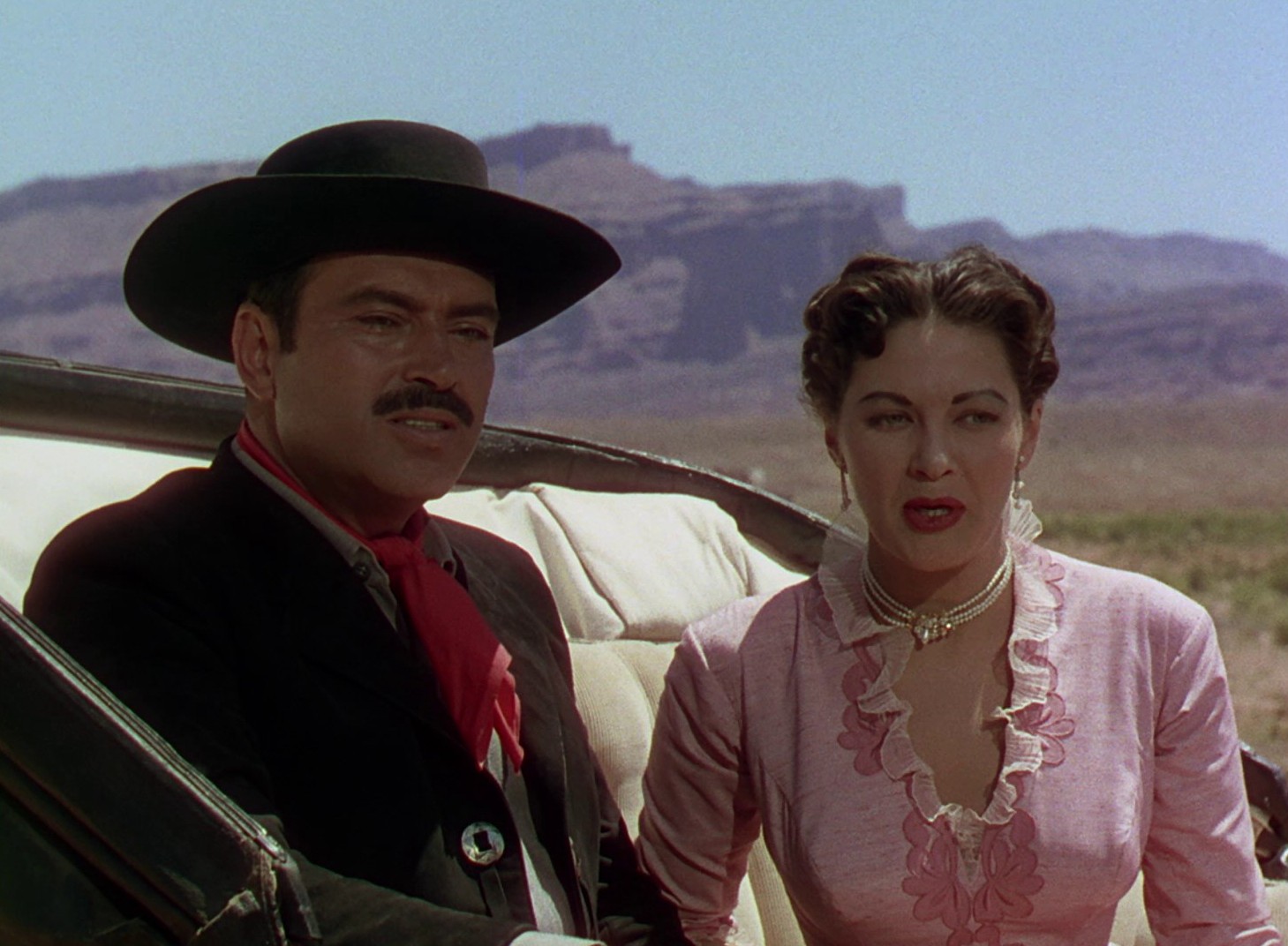 Border River (1954) —  shot,  lighting