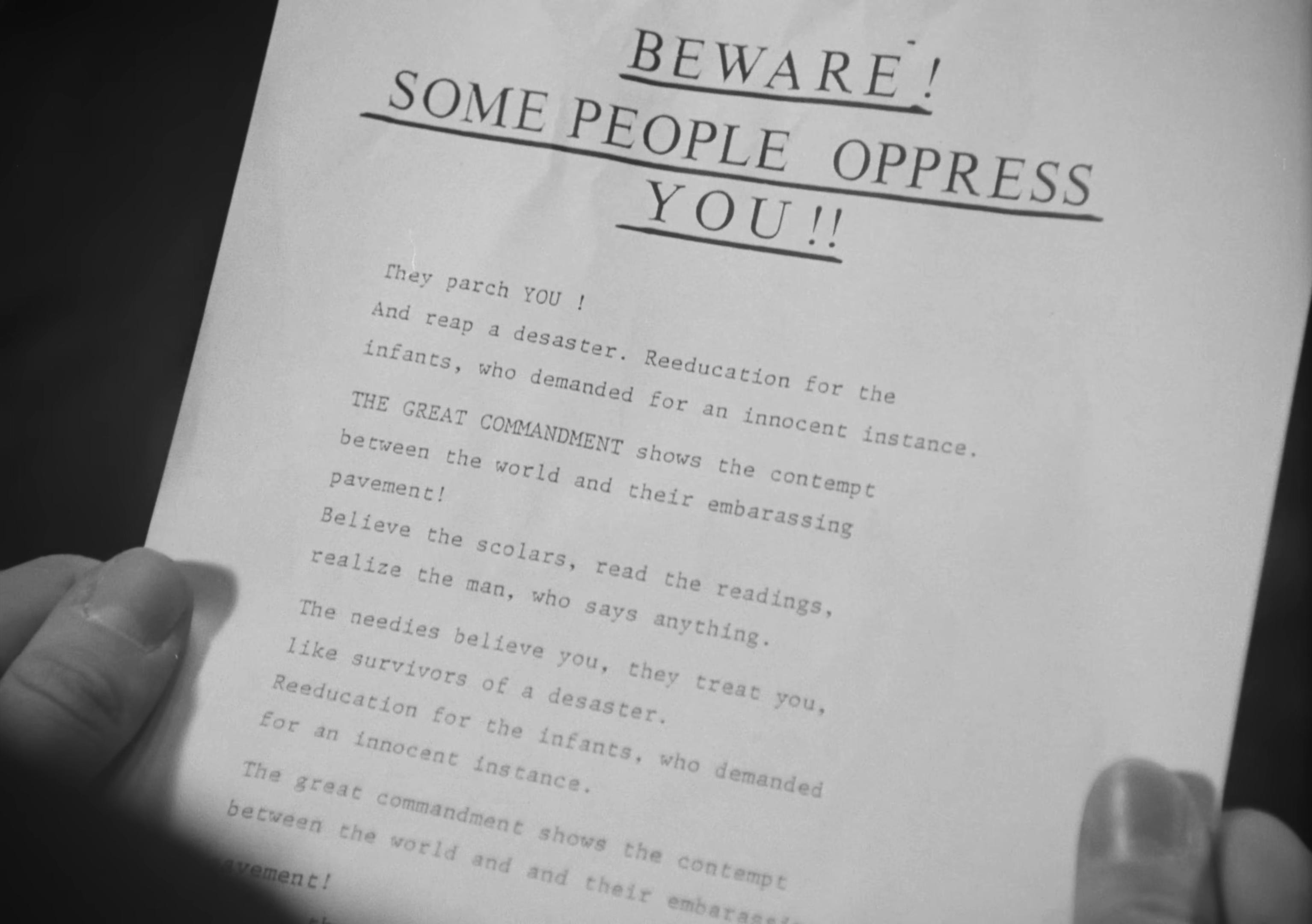 The Great Commandment (2025) —  shot,  lighting