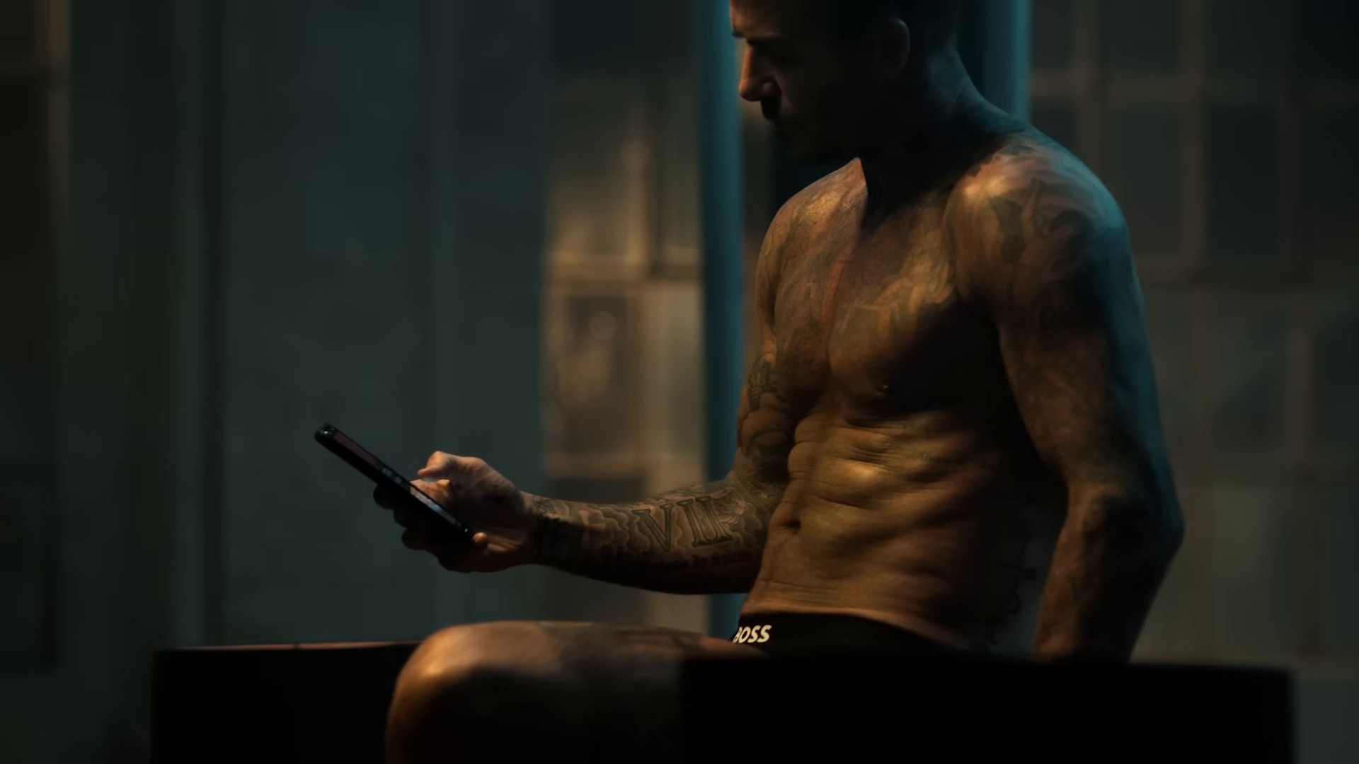 BOSS ONE Bodywear Film Starring David Beckham—The Director’s Cut (2025) —  shot,  lighting