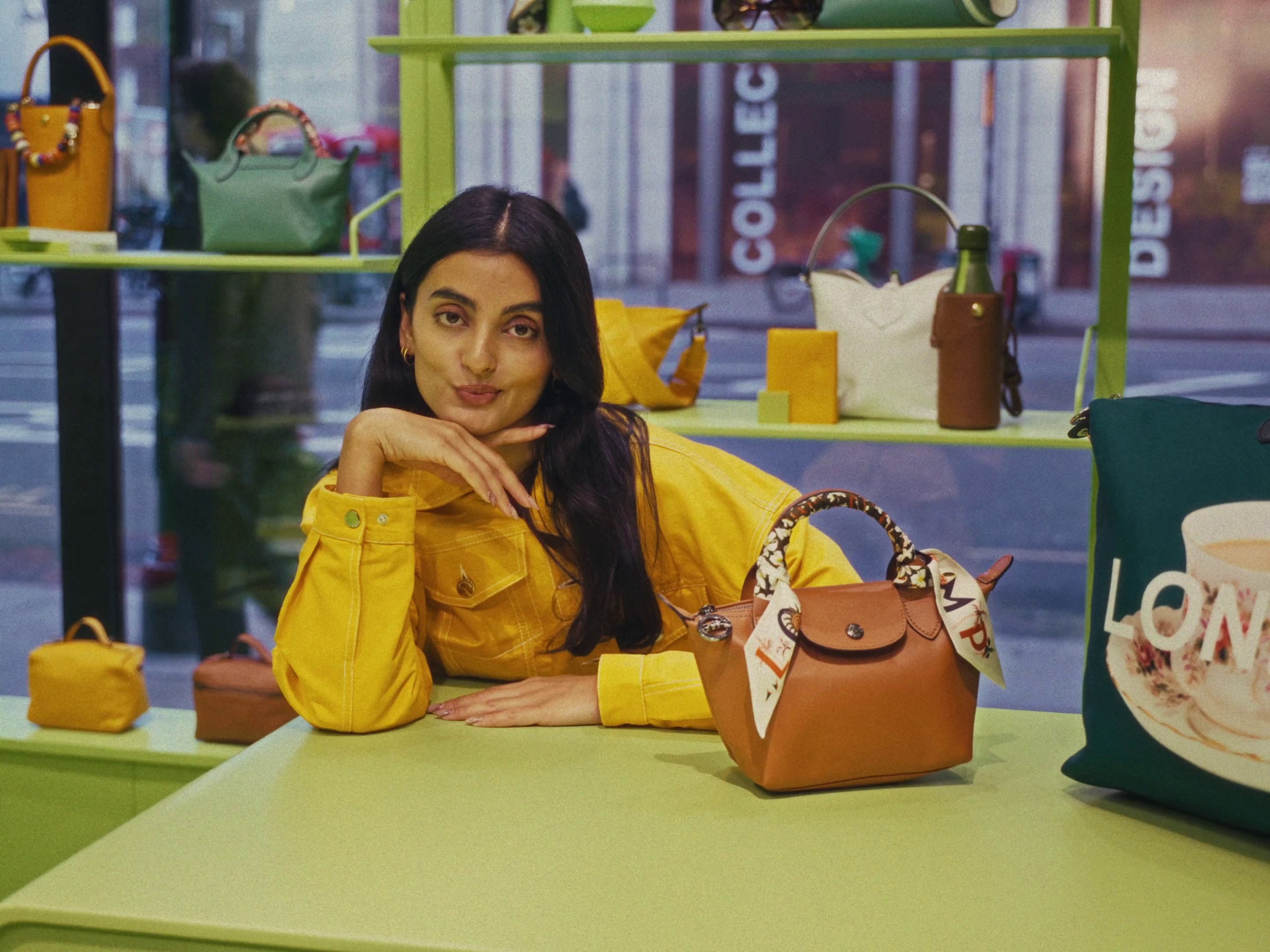 Longchamp x Harrods Campaign (2024) —  shot,  lighting