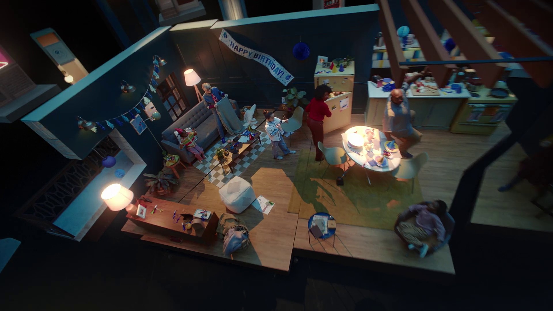 DoorDash "ACT 1: The Party" - Sam&Dave "Hold on I'm coming" SNDWRx Remake (2024) —  shot,  lighting