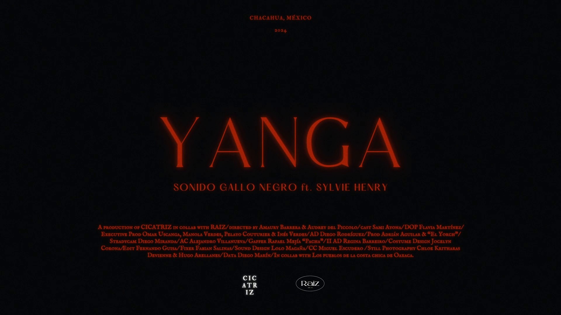 YANGA (2024) —  shot,  lighting