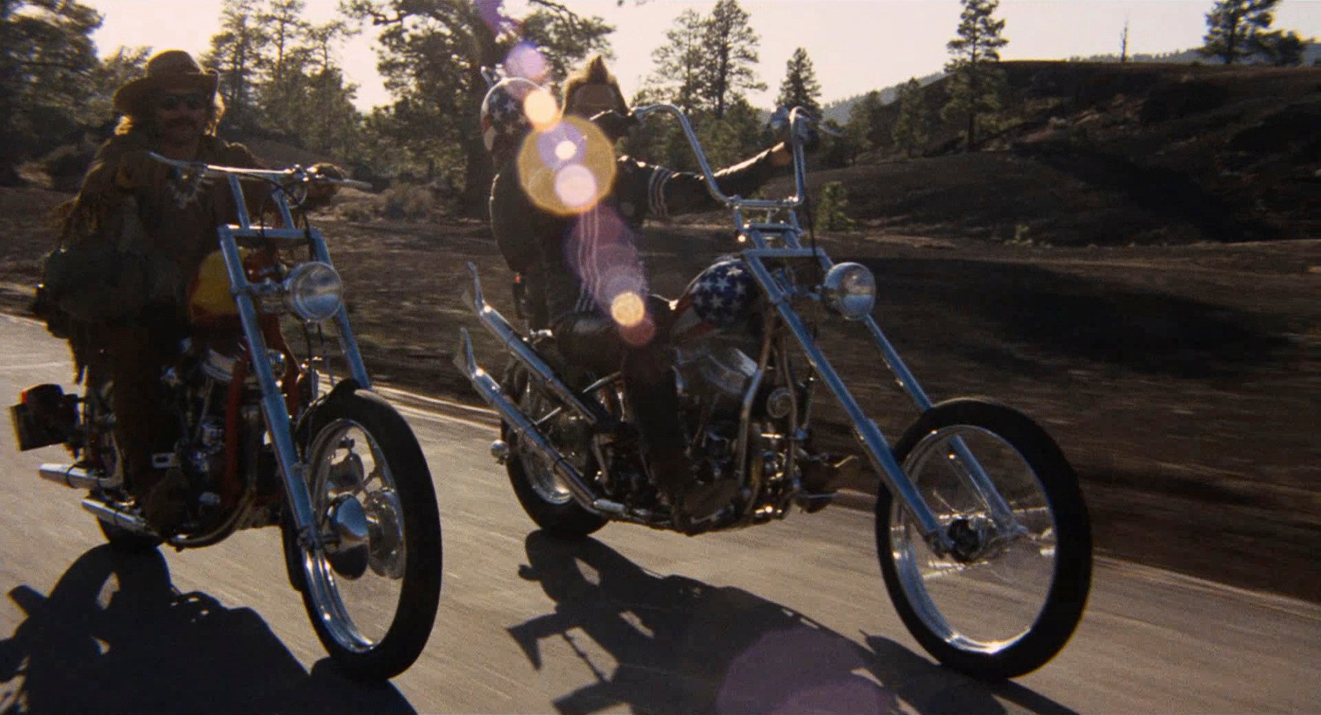 Easy Rider (1969) —  shot,  lighting