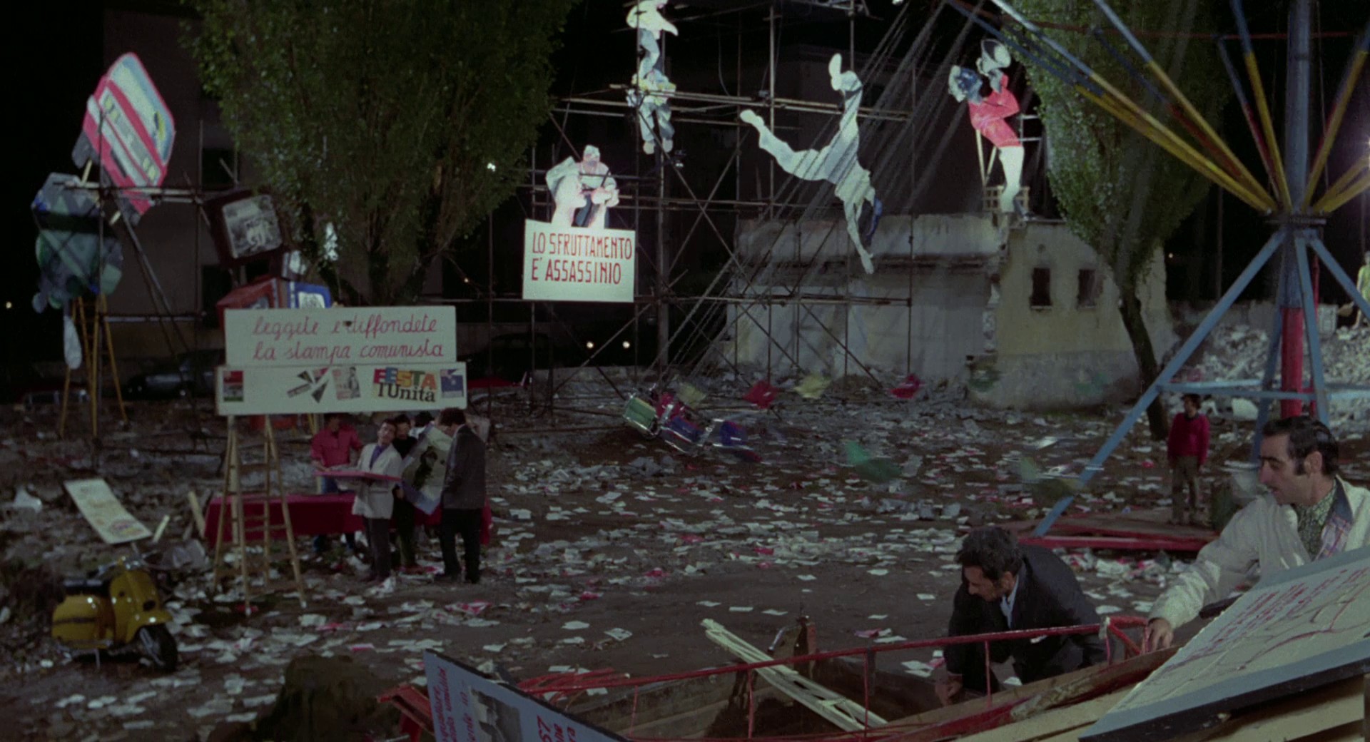 The Pizza Triangle (1970) —  shot,  lighting