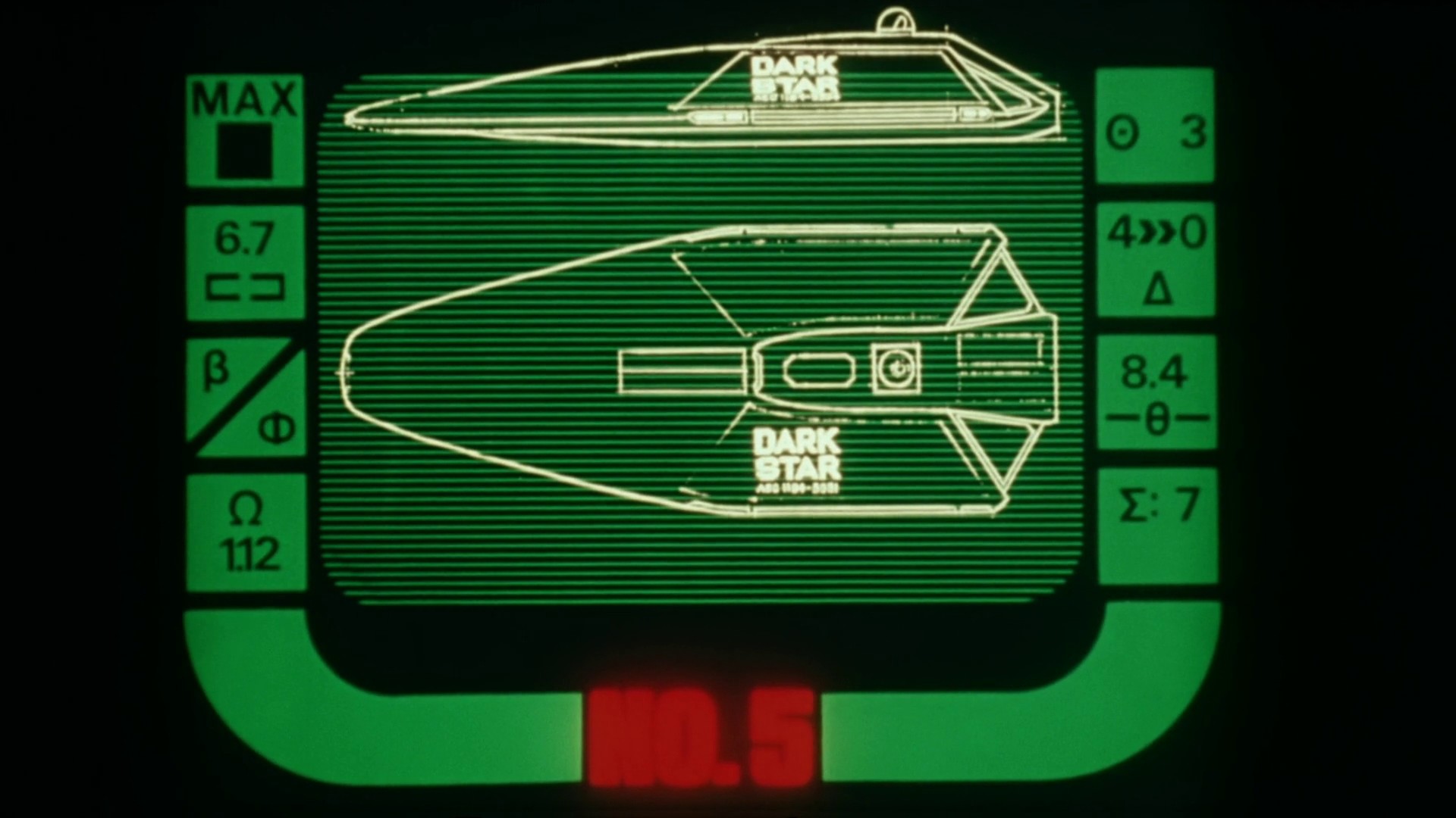 Dark Star (1974) —  shot,  lighting