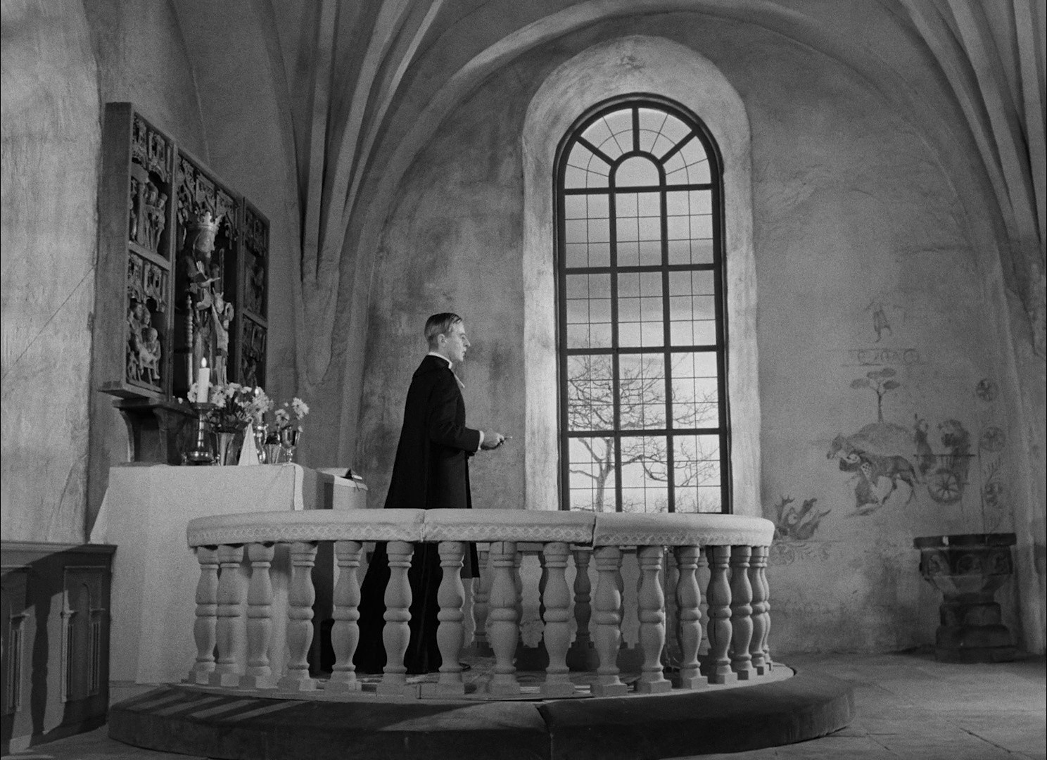 Winter Light (1963) —  shot,  lighting