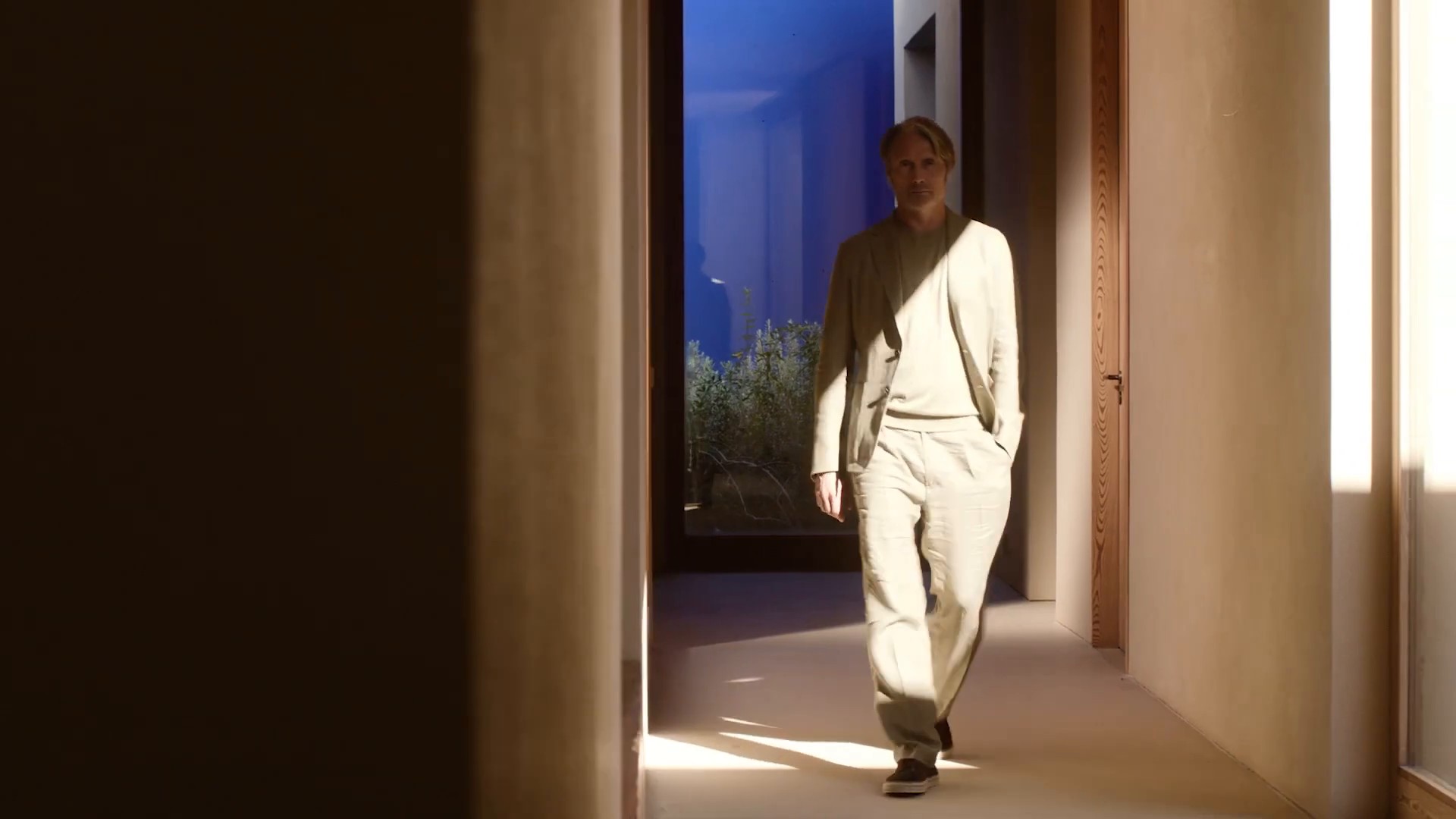 ZEGNA MADS MIKKELSEN _ OASI LINO (2024) —  shot,  lighting