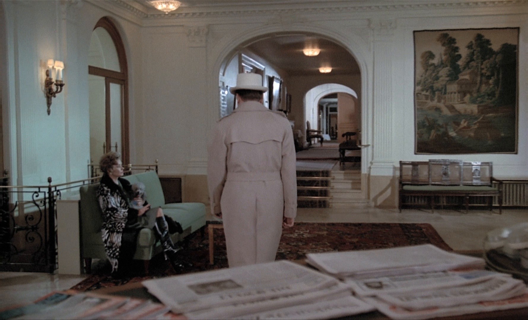 The Romantic Englishwoman (1975) —  shot,  lighting