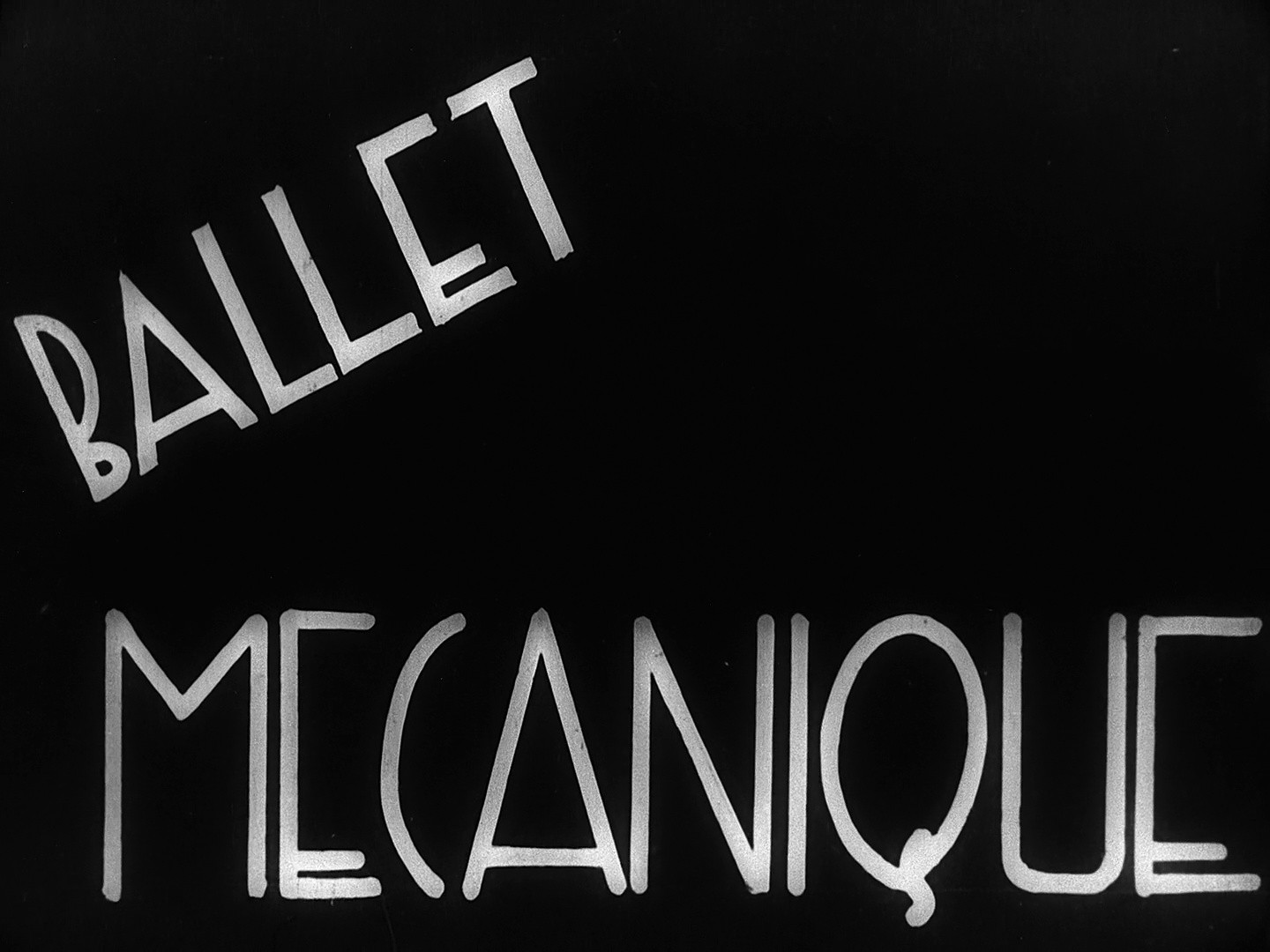 Ballet mécanique (1924) —  shot,  lighting