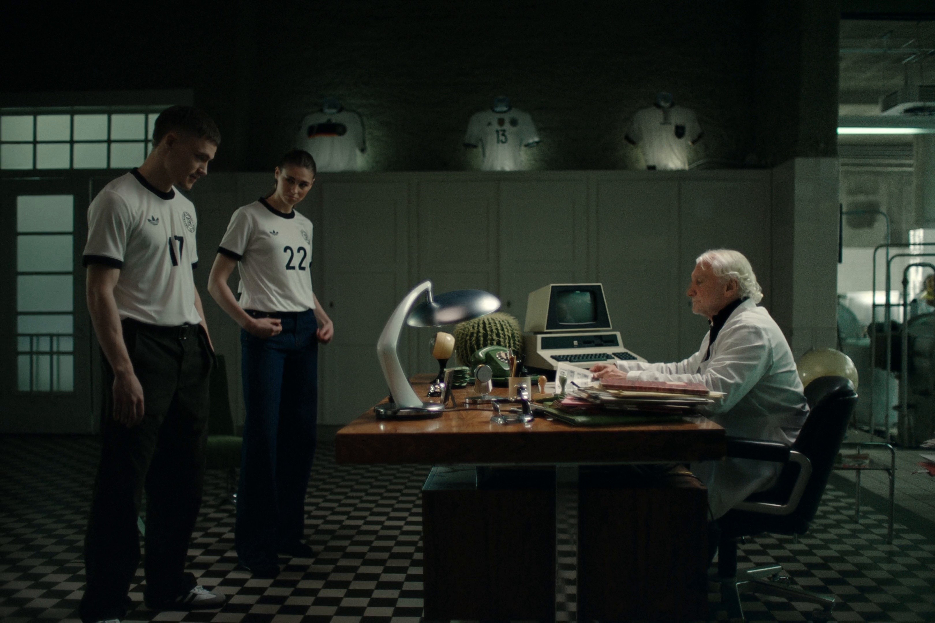 adidas x DFB | 125 Years Anniversary Jersey – "The Fabric of Legends" (2025) —  shot,  lighting