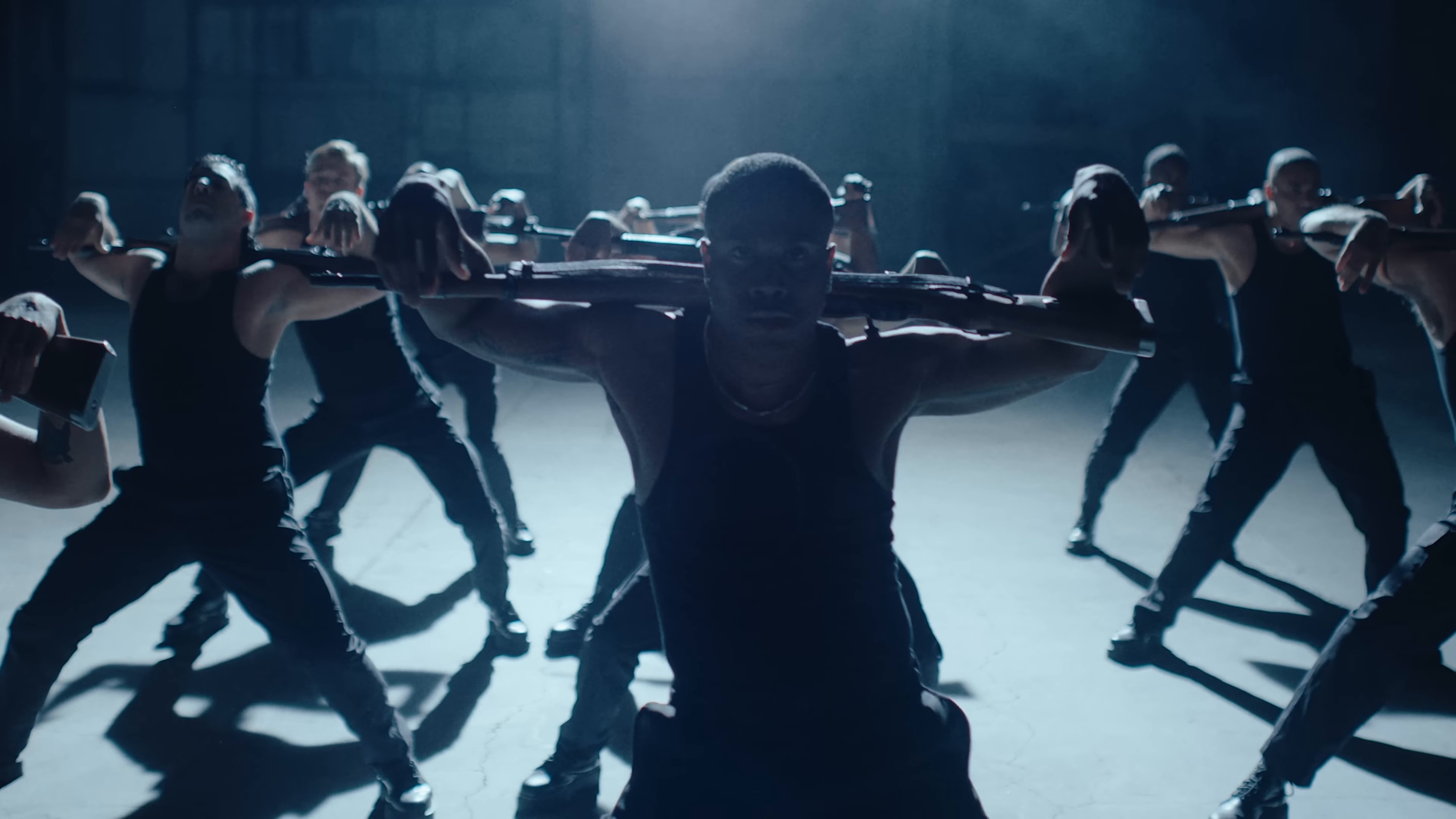 Burning Blue (2025) —  shot,  lighting