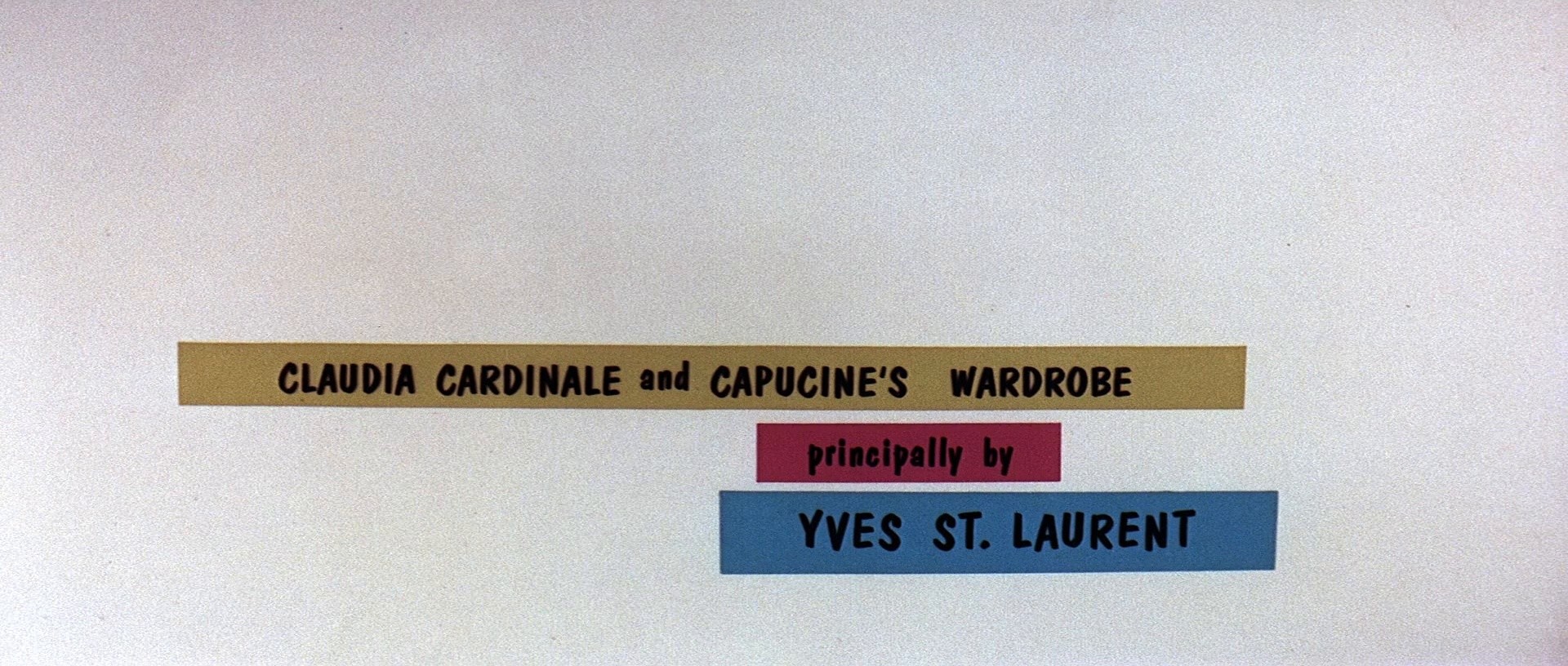 The Pink Panther (1964) —  shot,  lighting