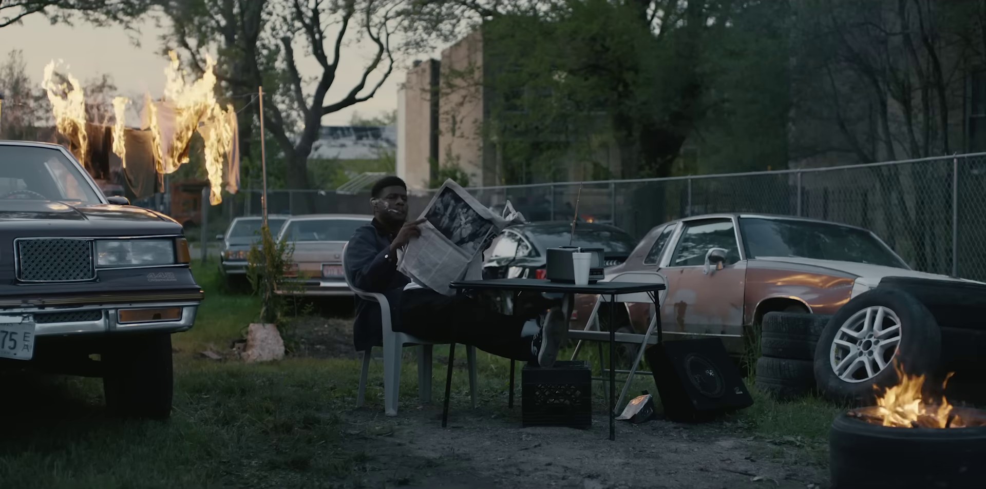 Smoke Break-Dance  (2023) —  shot,  lighting