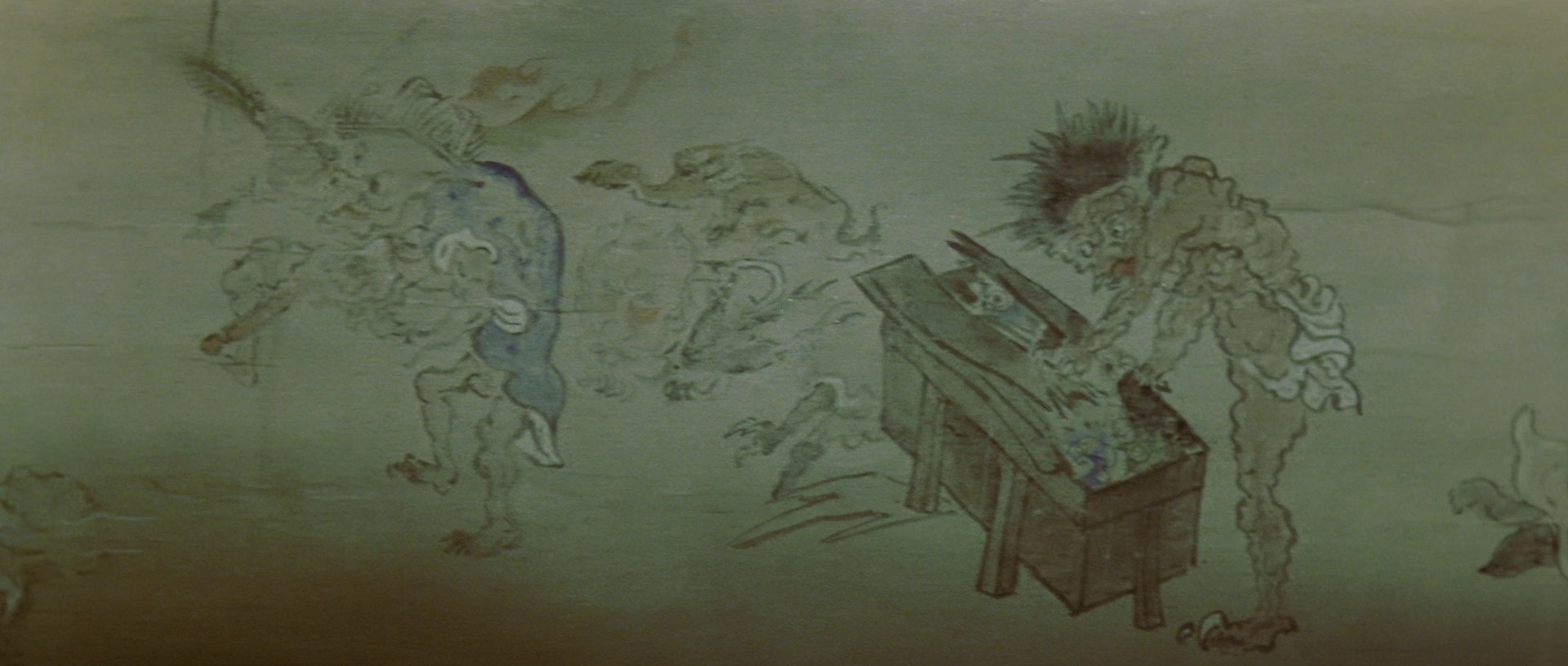 Yokai Monsters: 100 Monsters (1968) —  shot,  lighting