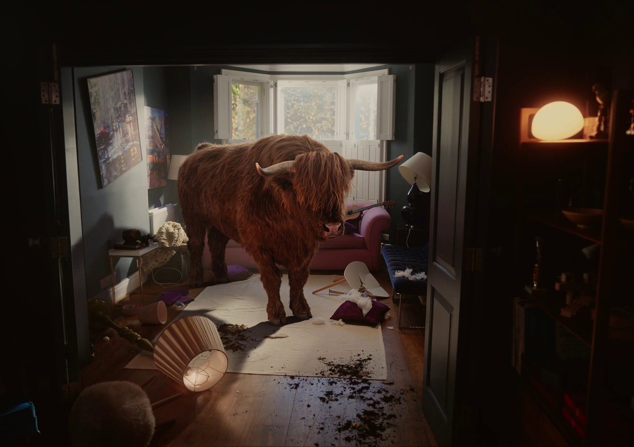 Purplebricks. Say Goodbye to the Bull. DC (2024) —  shot,  lighting