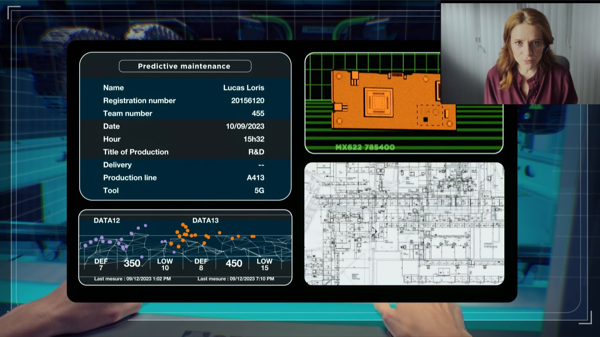 Orange 5G Industrie 4.0 (2023) —  shot,  lighting