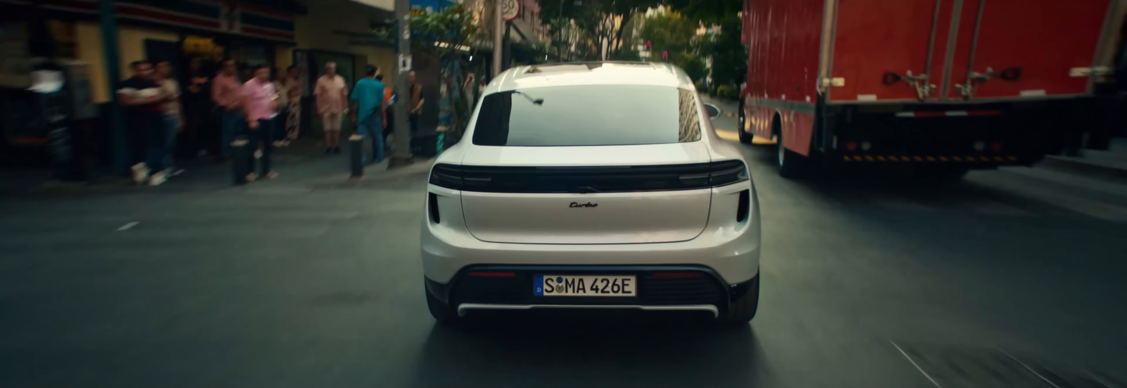 Dua Lipa for Porsche | The all-electric Macan. (2024) —  shot,  lighting