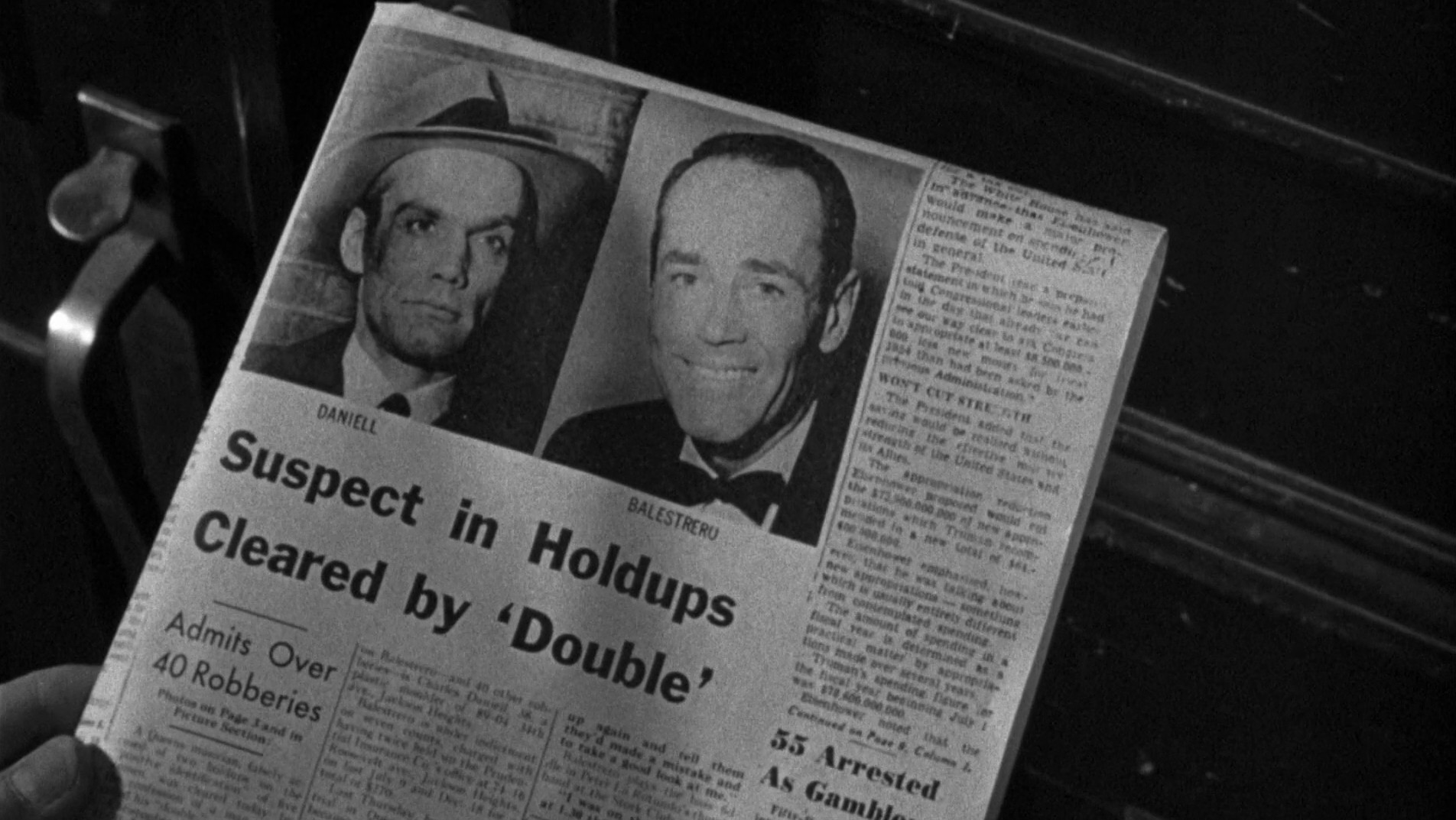 The Wrong Man (1957) —  shot,  lighting