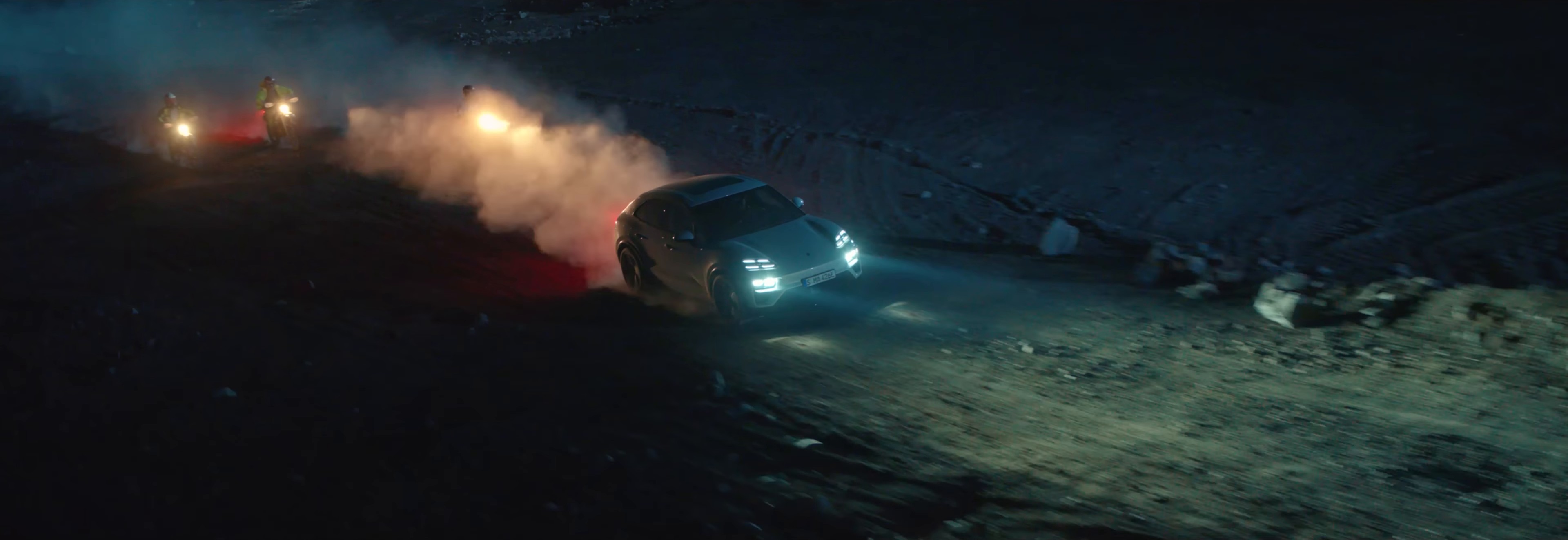 Dua Lipa for Porsche | The all-electric Macan. (2024) —  shot,  lighting